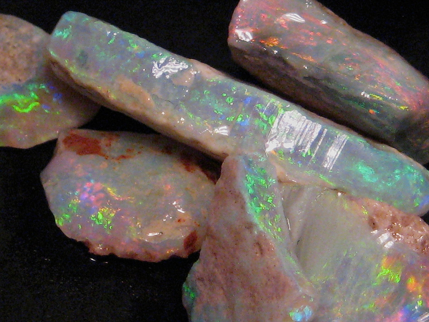 Gem quality Australian rough uncut opal