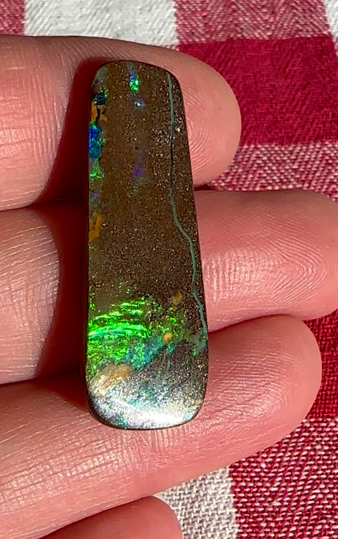 Rectangular Queensland Boulder Opal 20.9 cts