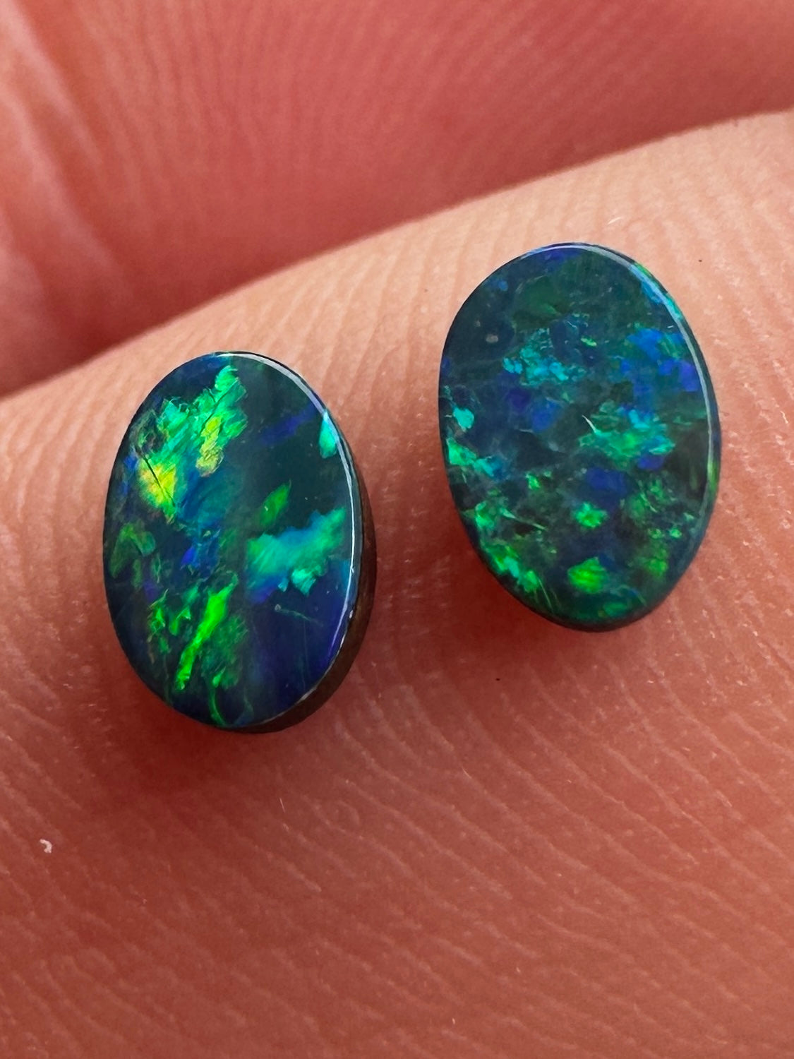 Opal Essence Opal Doublet Pair