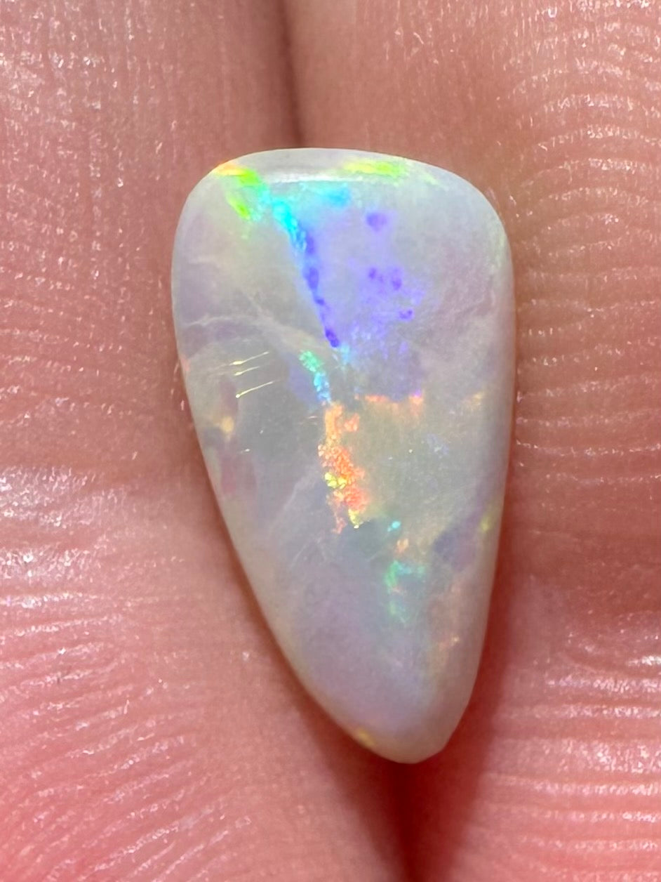 Australian Lightning Ridge multicolored unset pendant or ring opal 1ct