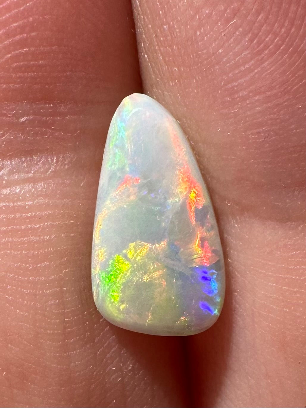 Australian Lightning Ridge multicolored unset pendant or ring opal 1ct