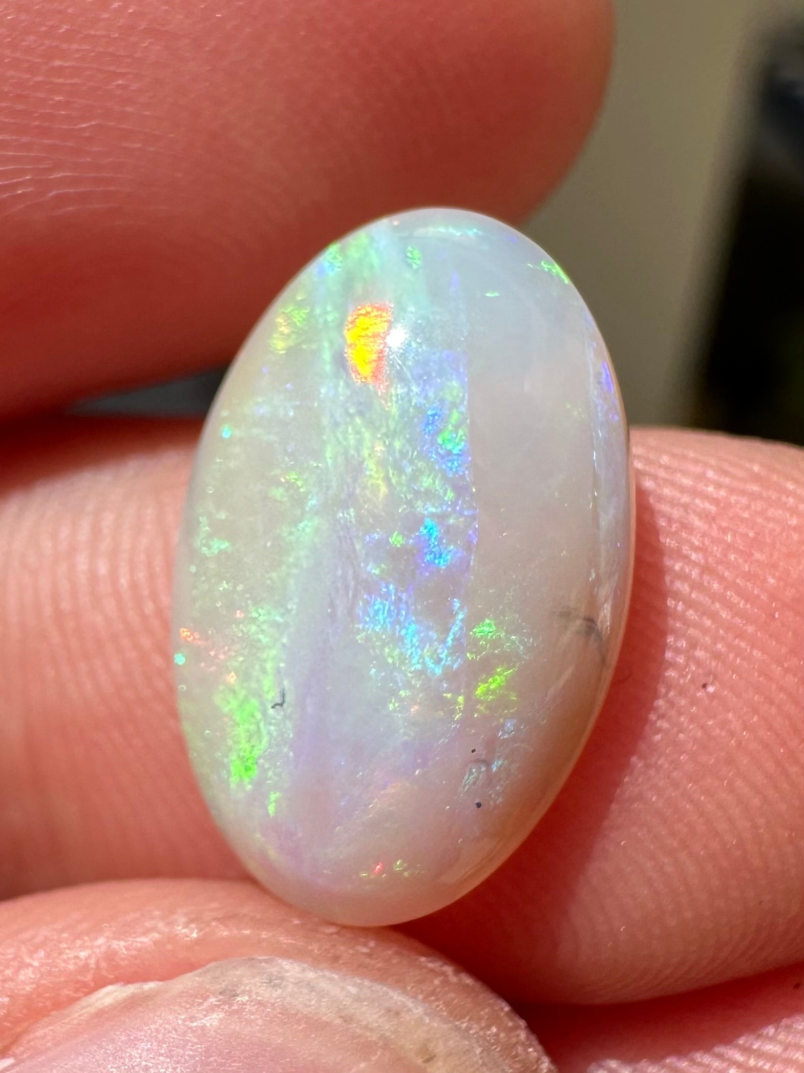 Australian Lightning Ridge Unset pendant or ring opal 3.5 ct