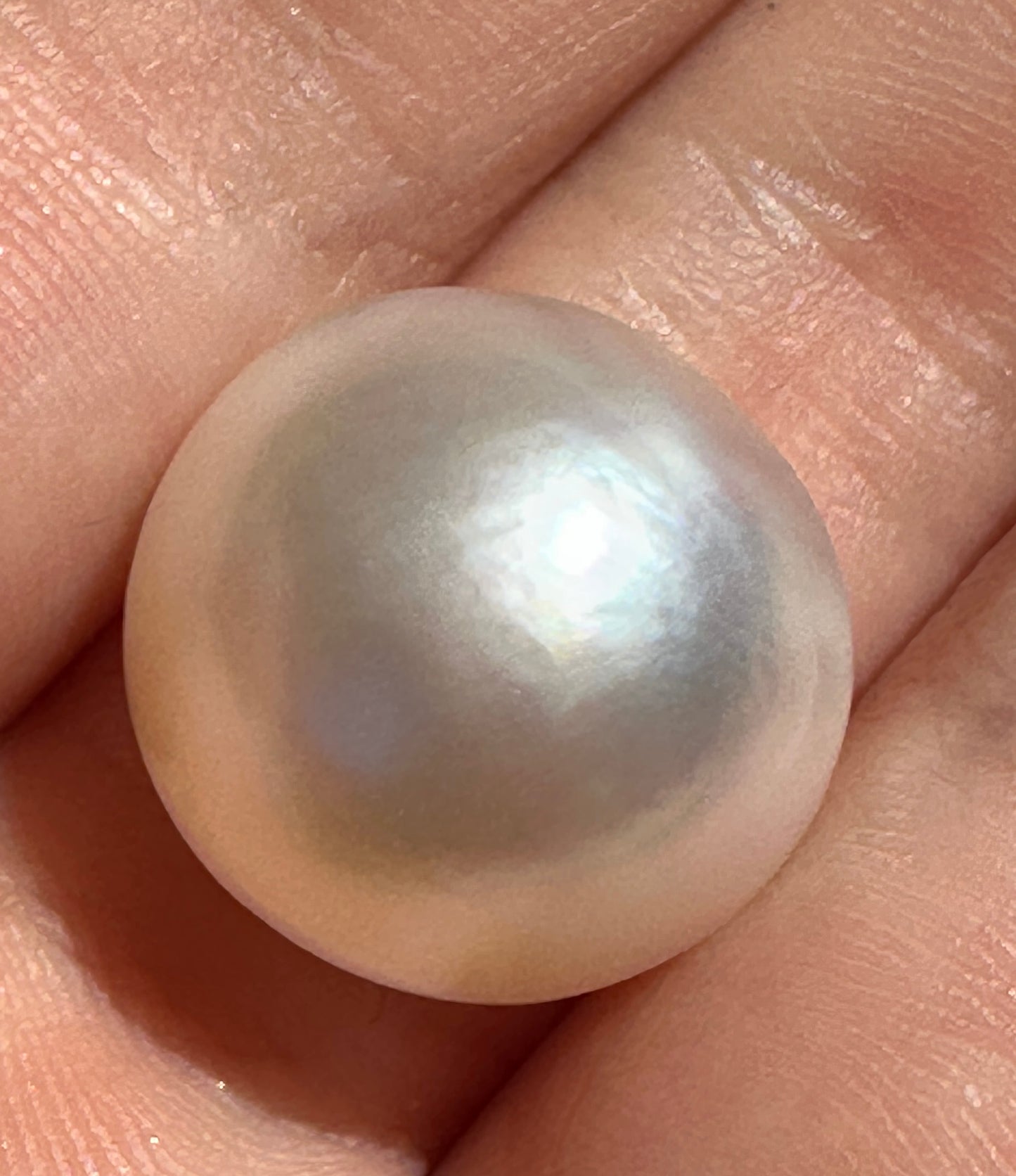 Australian white and cream Mabe Pearl unset pendant or ring or bracelet or earrings 14.935 cts