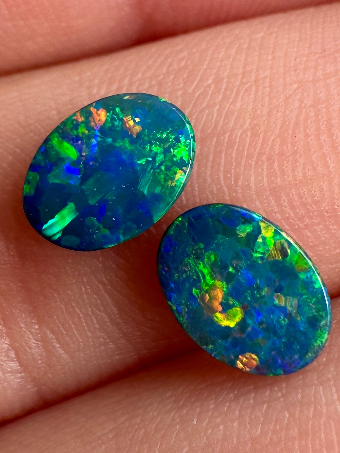 Opal Essence Opal Doublet Pair