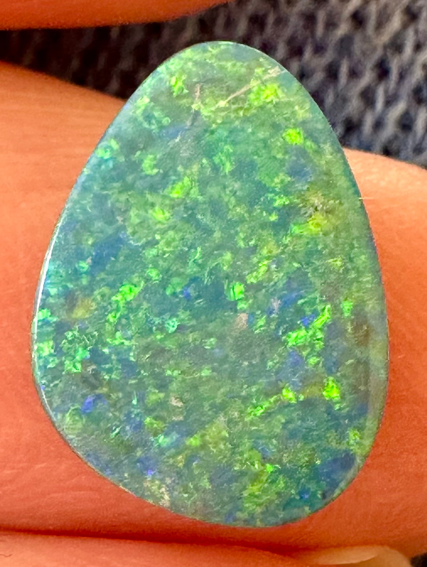 Australian natural opal doublet matching pair