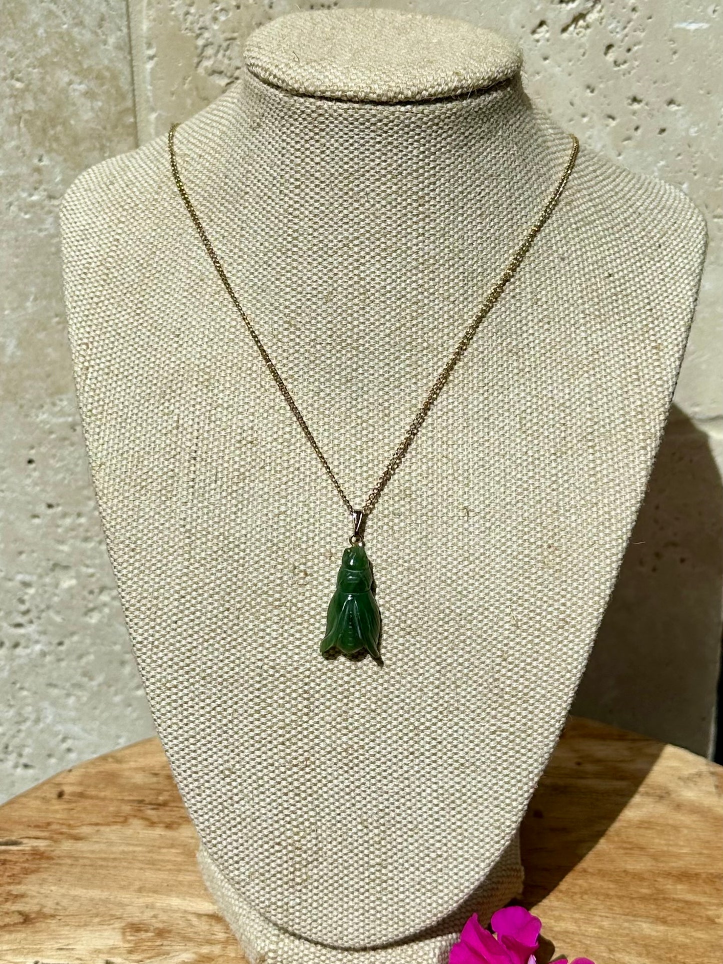 Australian Cowell Green Jade Queen Bee Blessing Charm or Pendant
