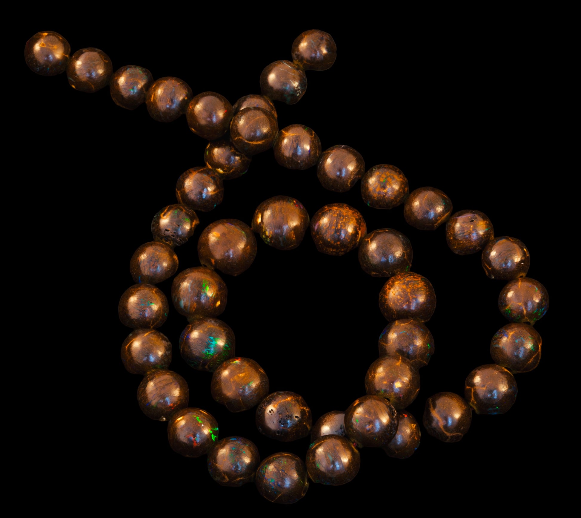  Queensland Boulder Opal Beads - Opal Essence Wholesalers