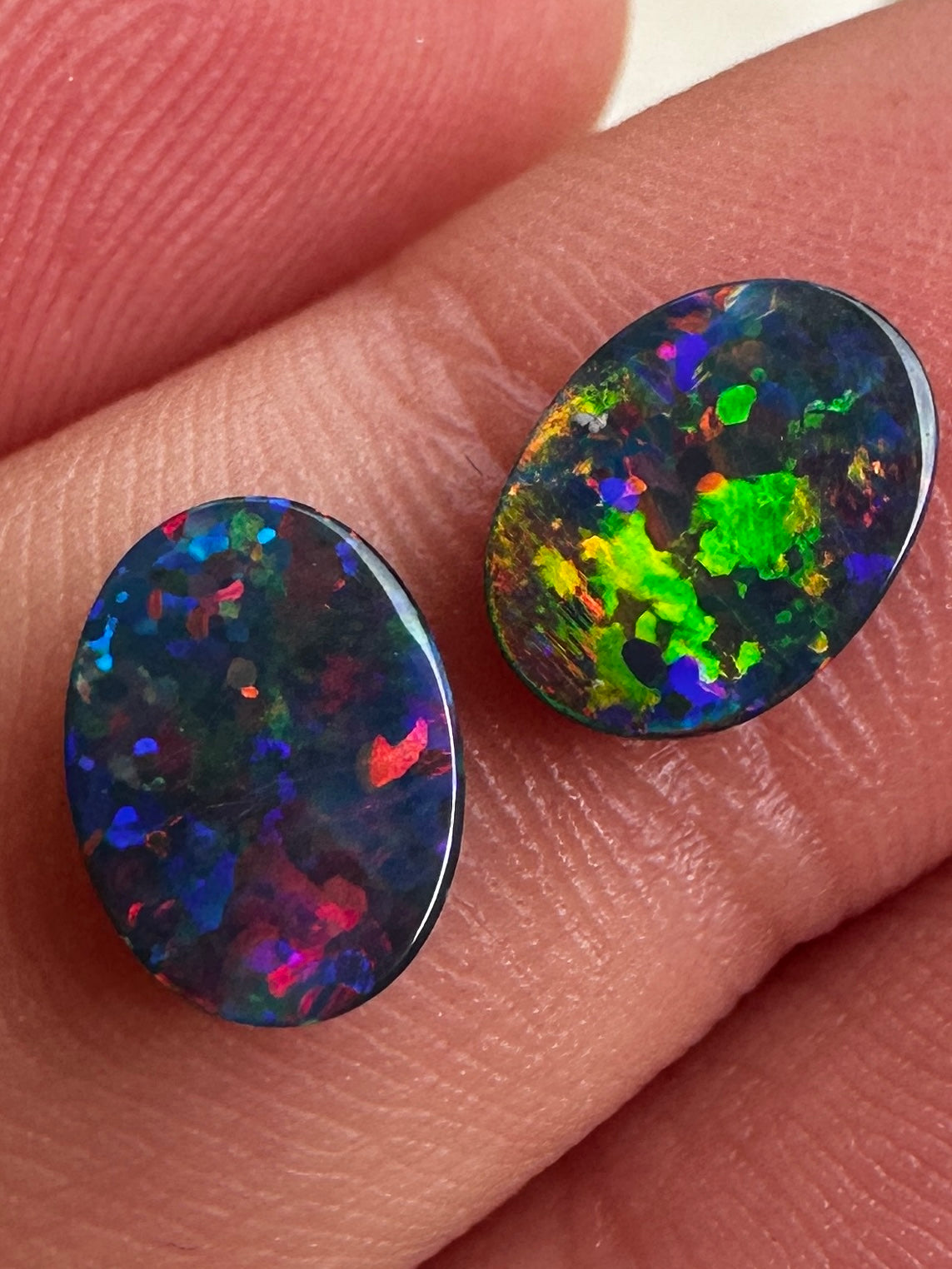Opal Essence Opal Doublet Pair