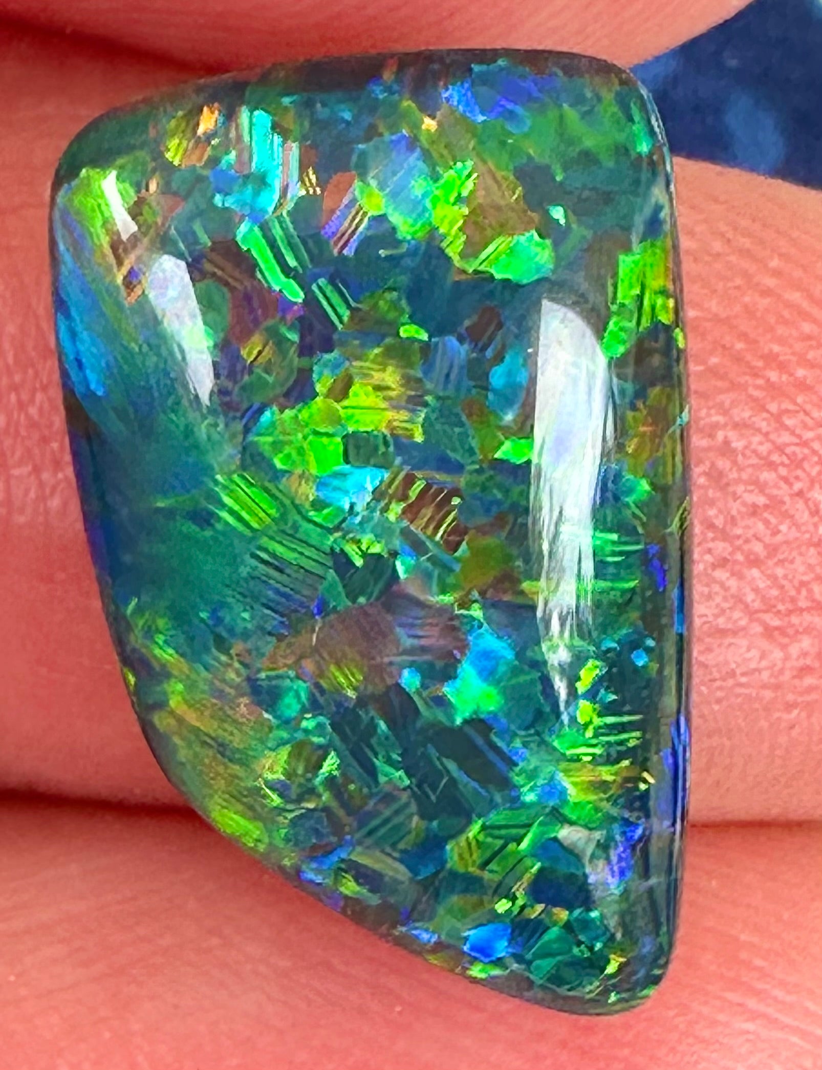 Australian Gem Freeform Opal Triplet 18x11 mm