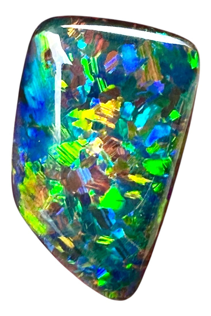 Australian Gem Freeform Opal Triplet 18x11 mm