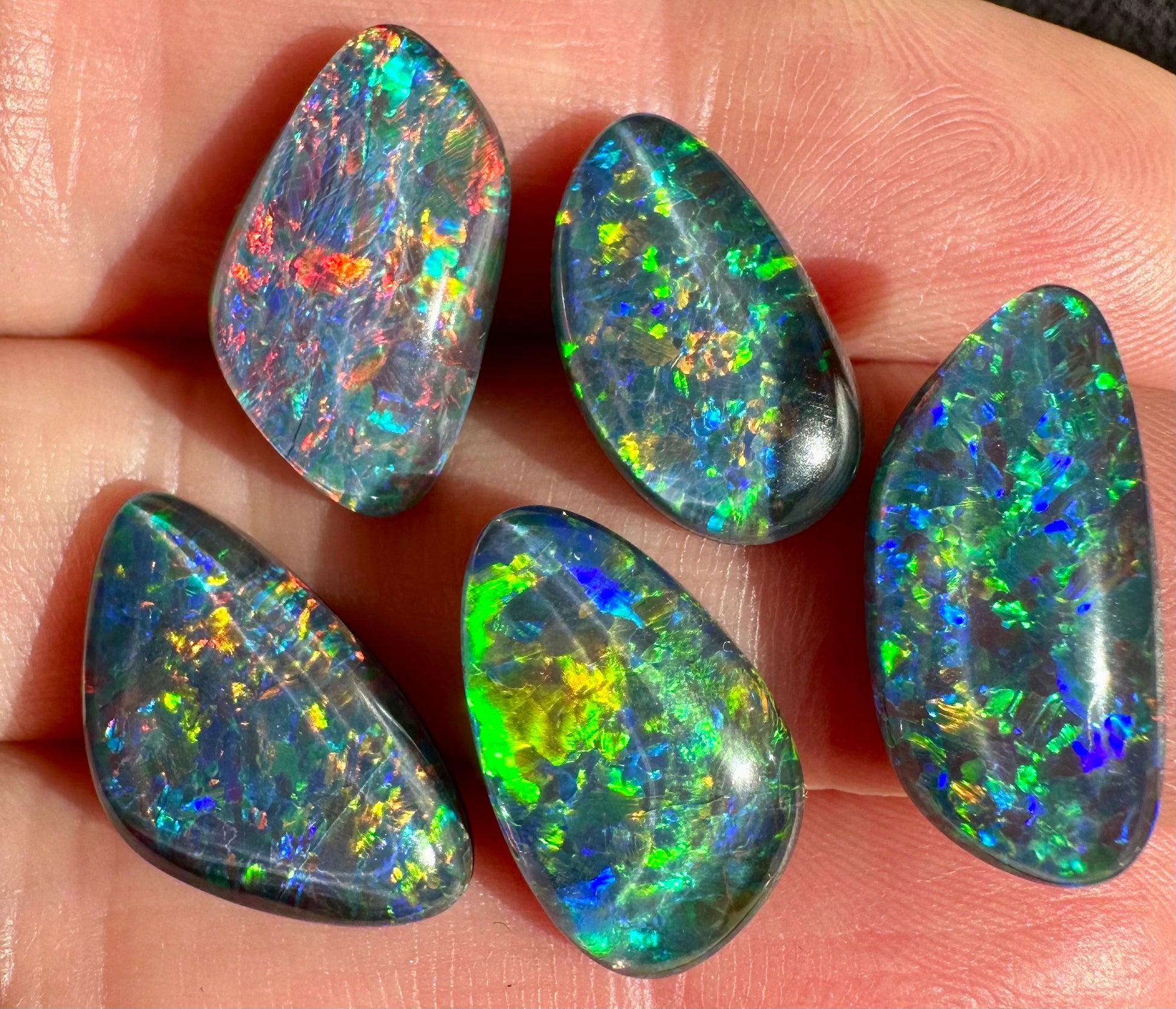 Australian Freeform Gem Grade Opal Triplets