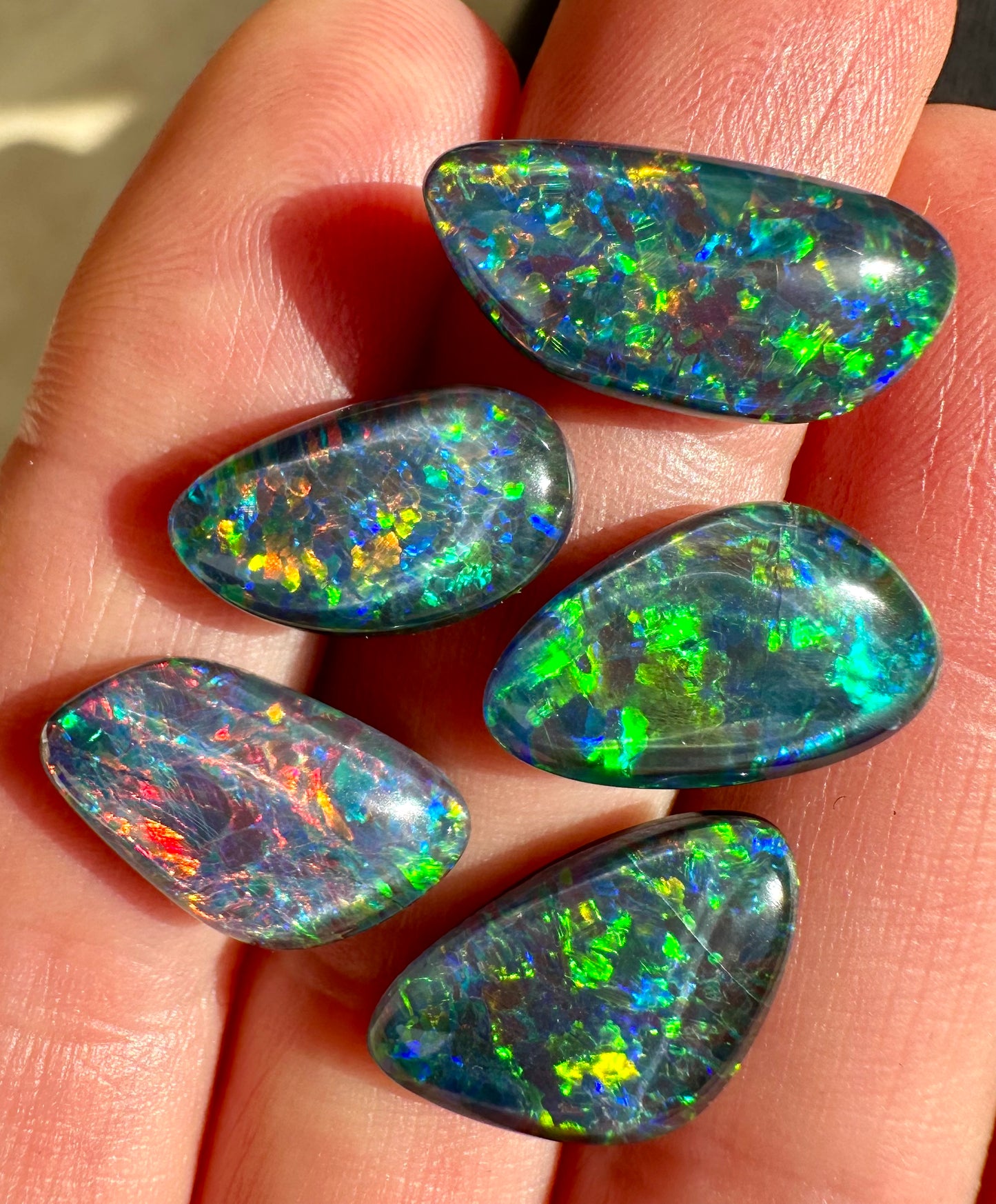 Australian Freeform Gem Grade Opal Triplets