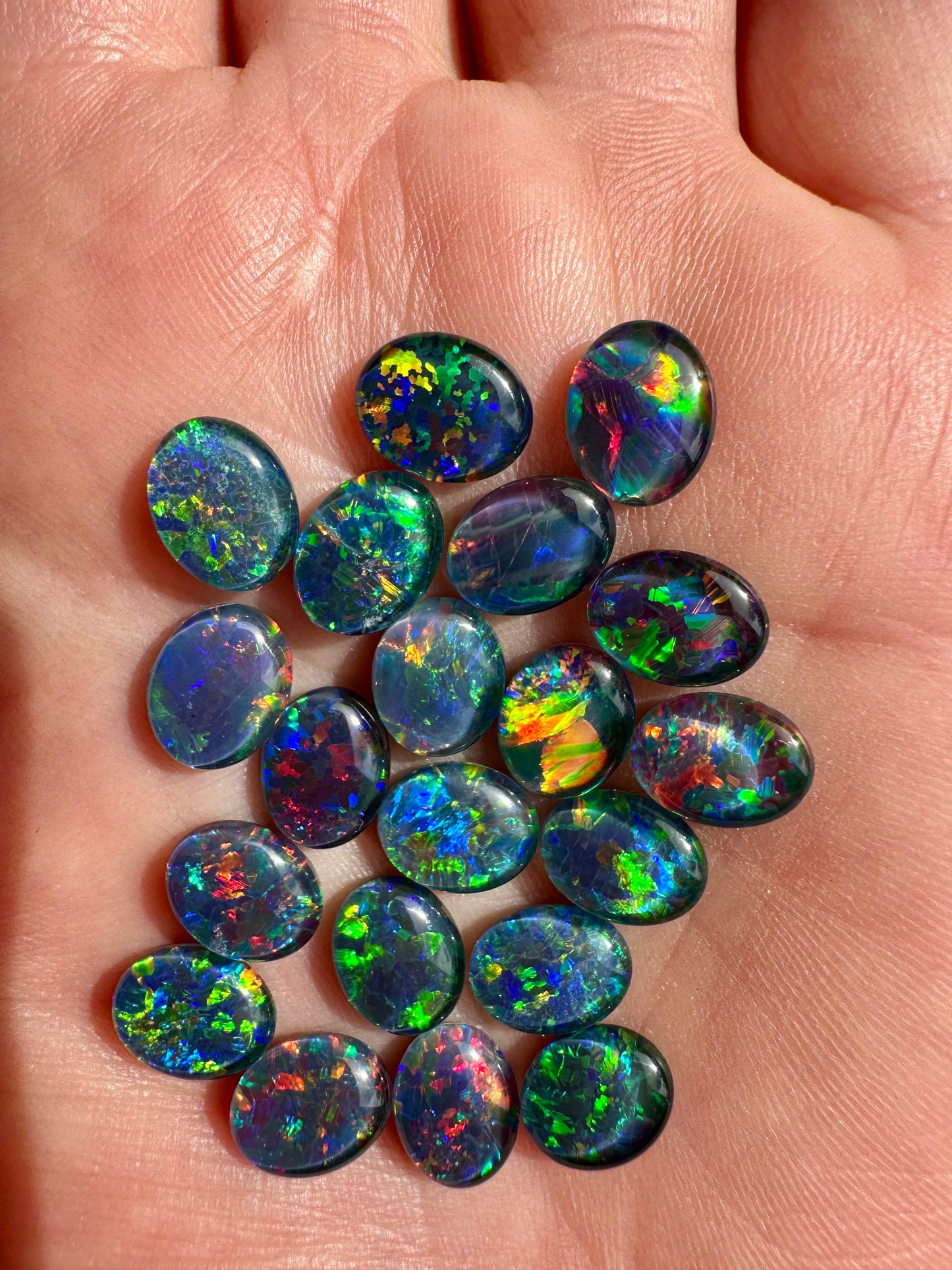 Australian Opal Triplets 8x6mm