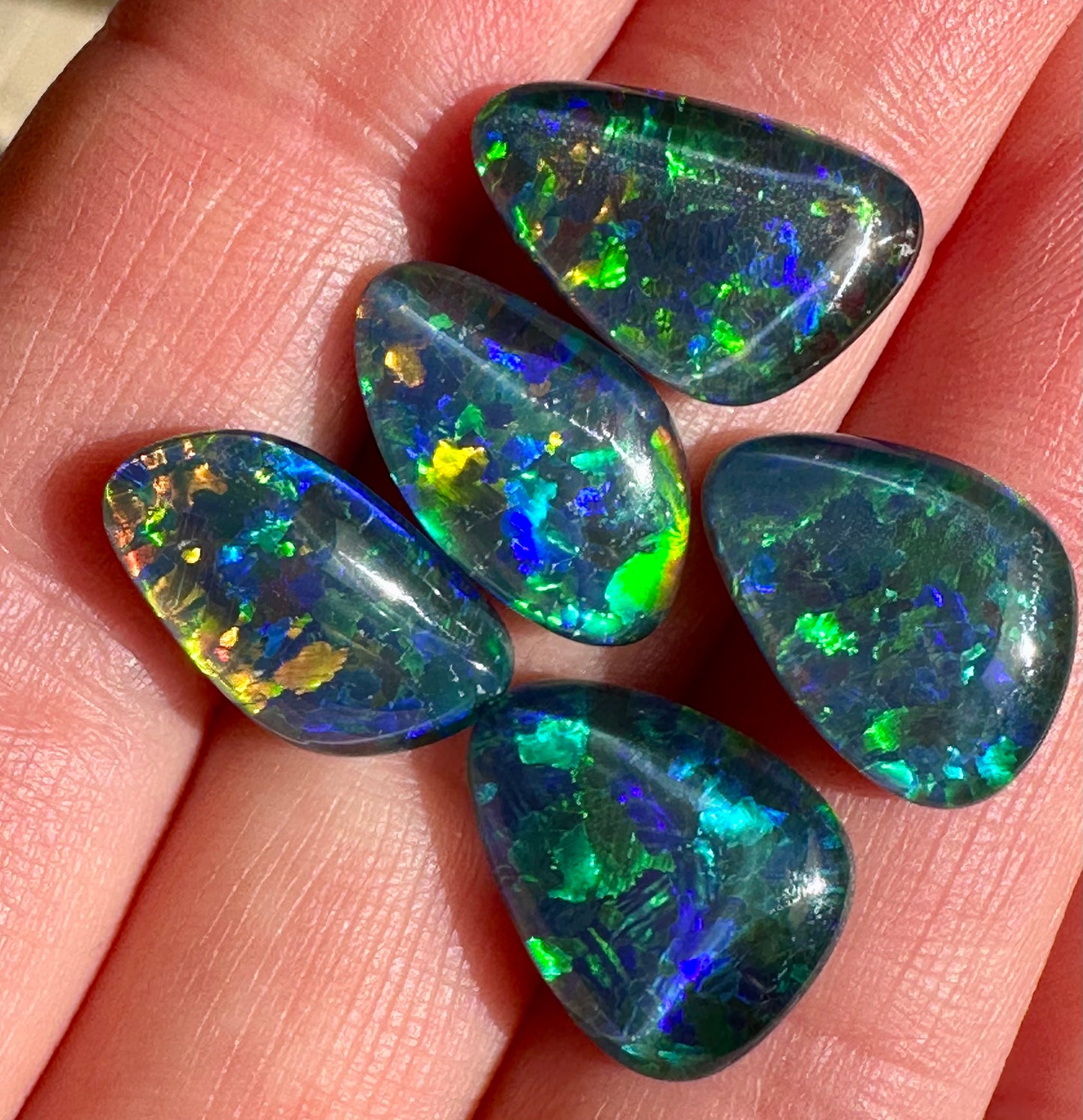 Australian Freeform Gem Grade Opal Triplets