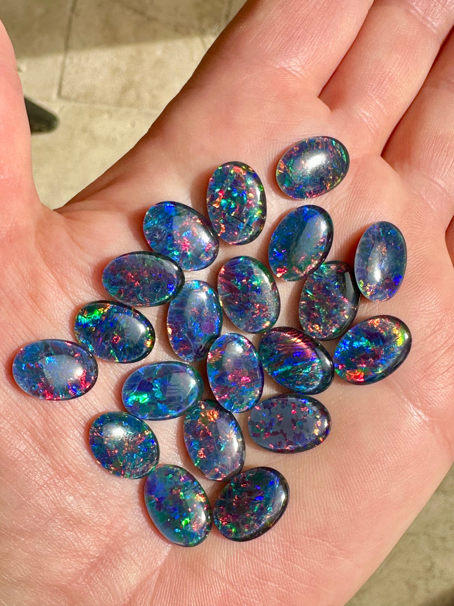 Australian Opal Triplets 14x10mm