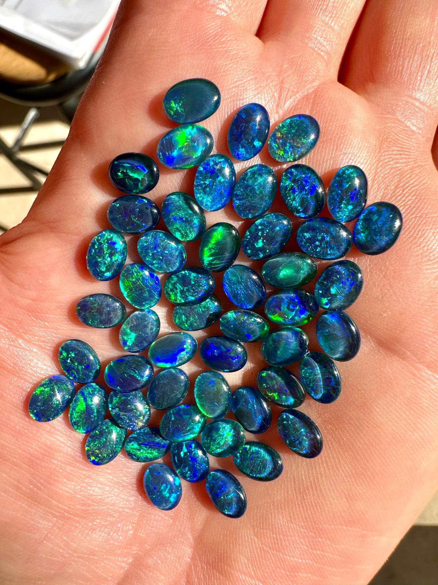 Australian Opal Triplets 8x6mm