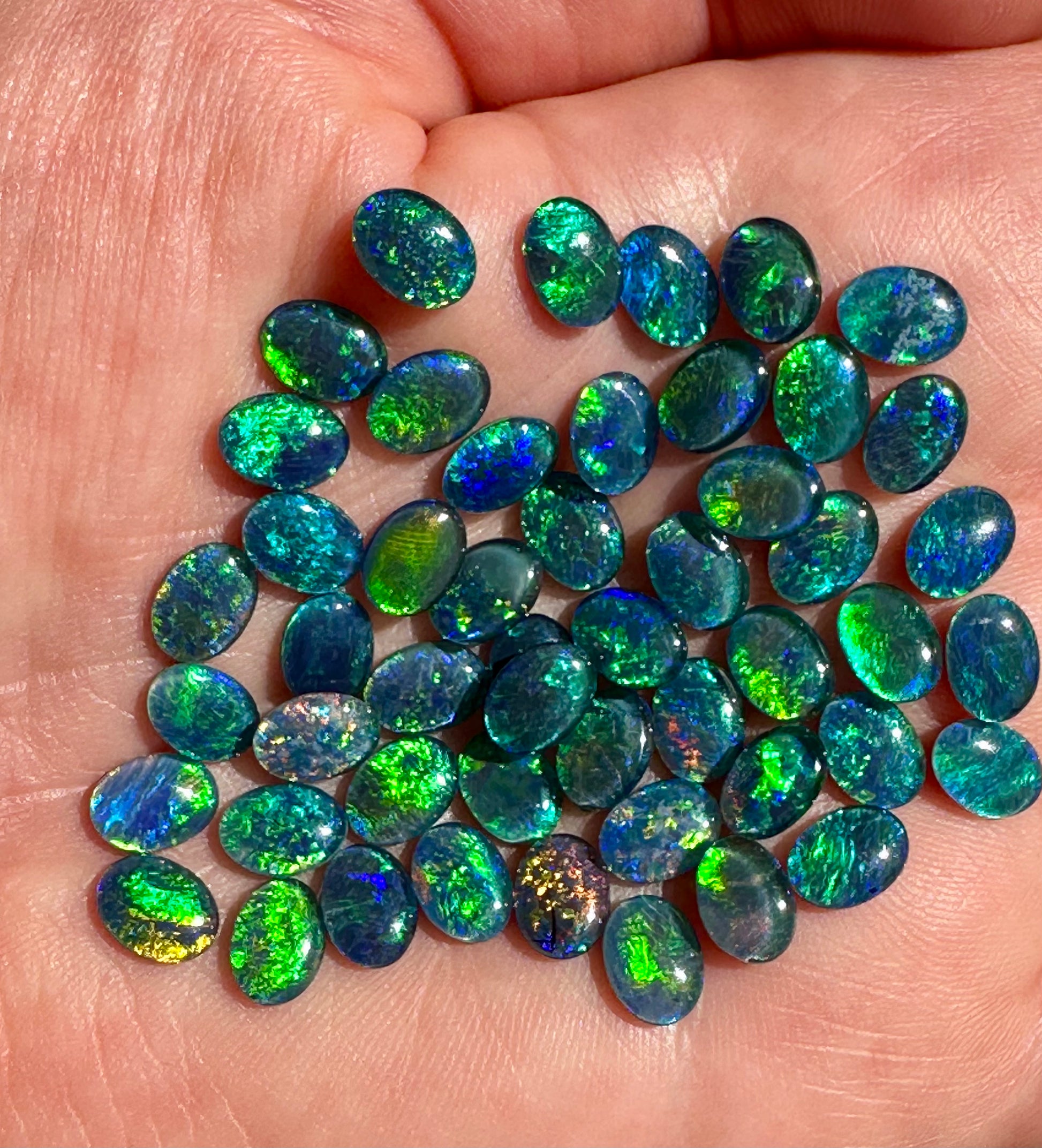 Australian Opal Triplets 8x6mm