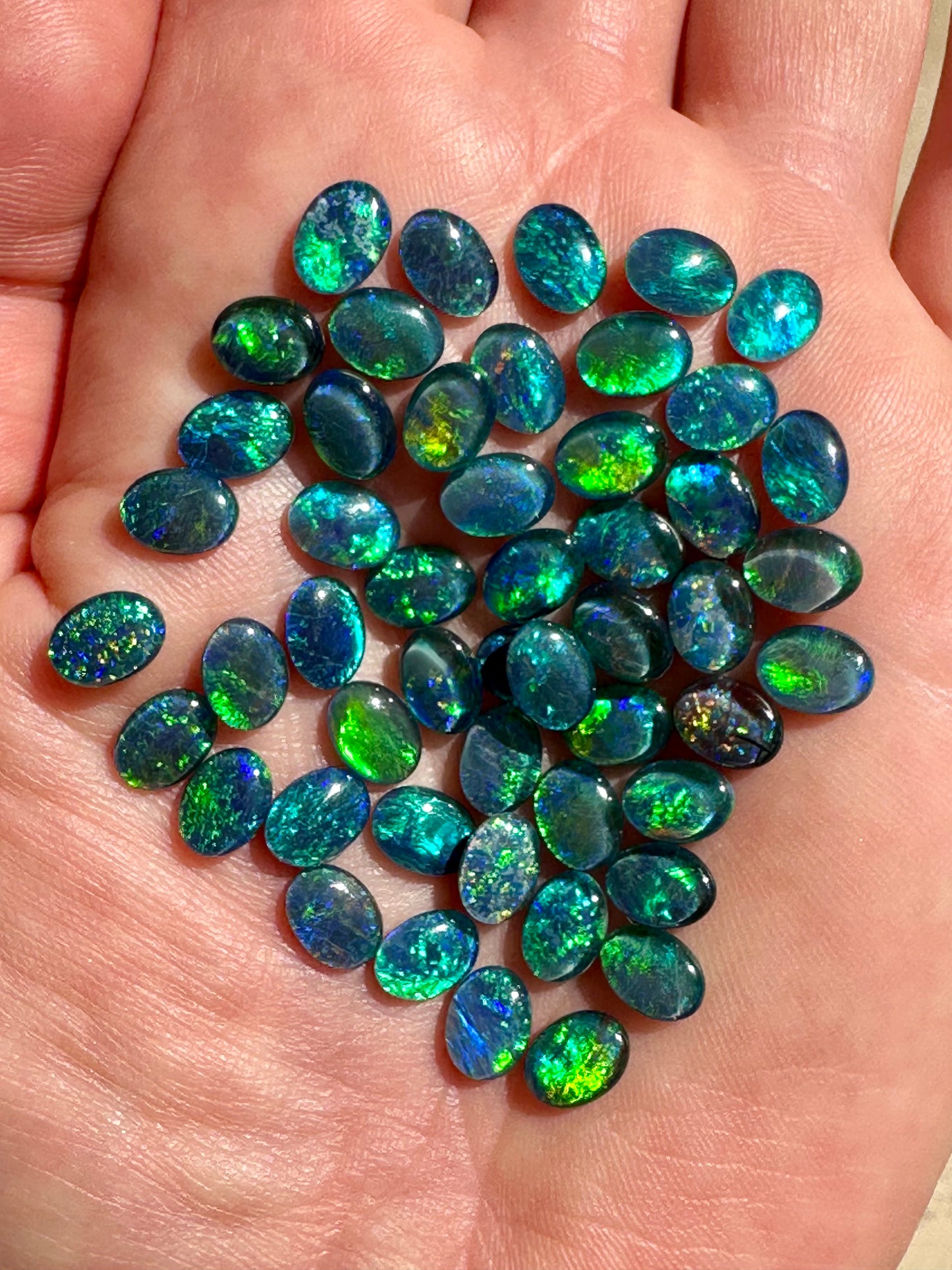 Australian Opal Triplets 8x6mm