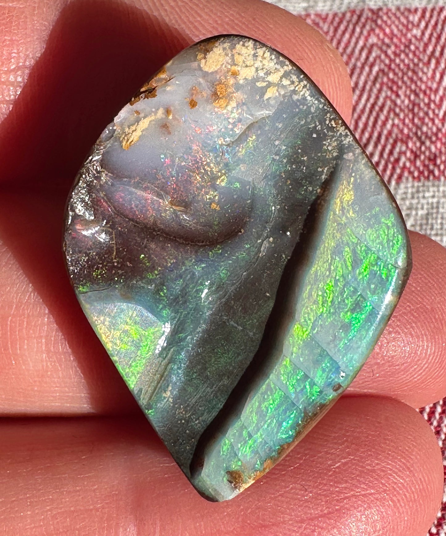 Unique Australian Natural Boulder Opal 48.2 cts