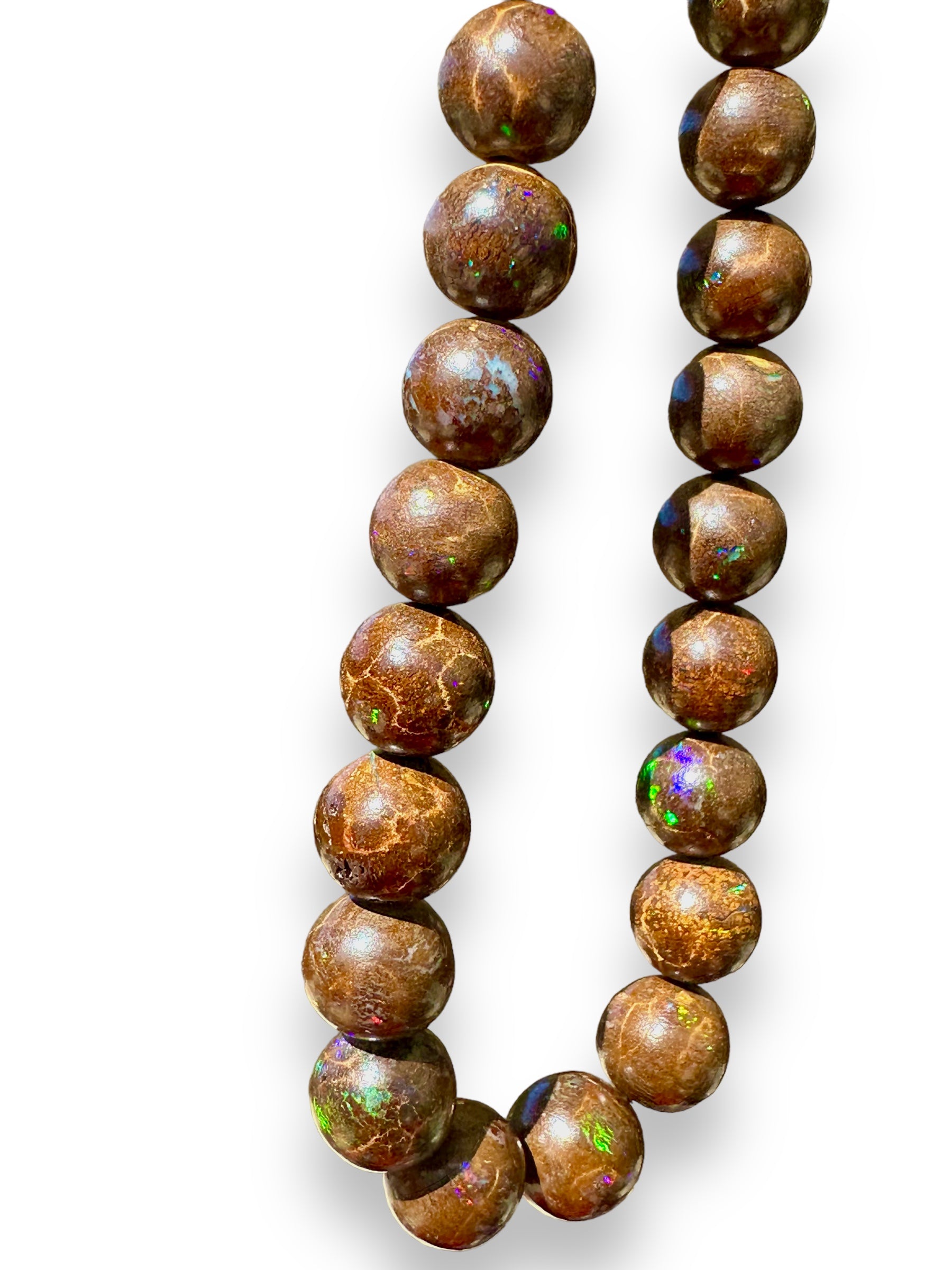  Queensland Boulder Opal Beads - Opal Essence Wholesalers