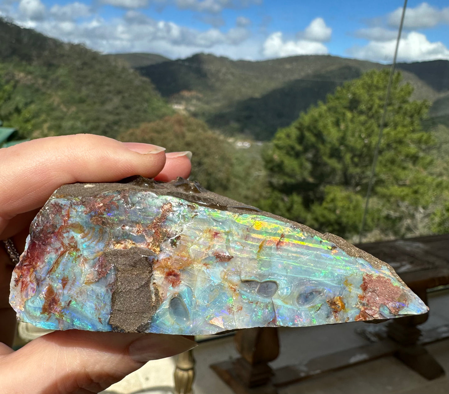 Natural Australian Boulder Opal Specimen