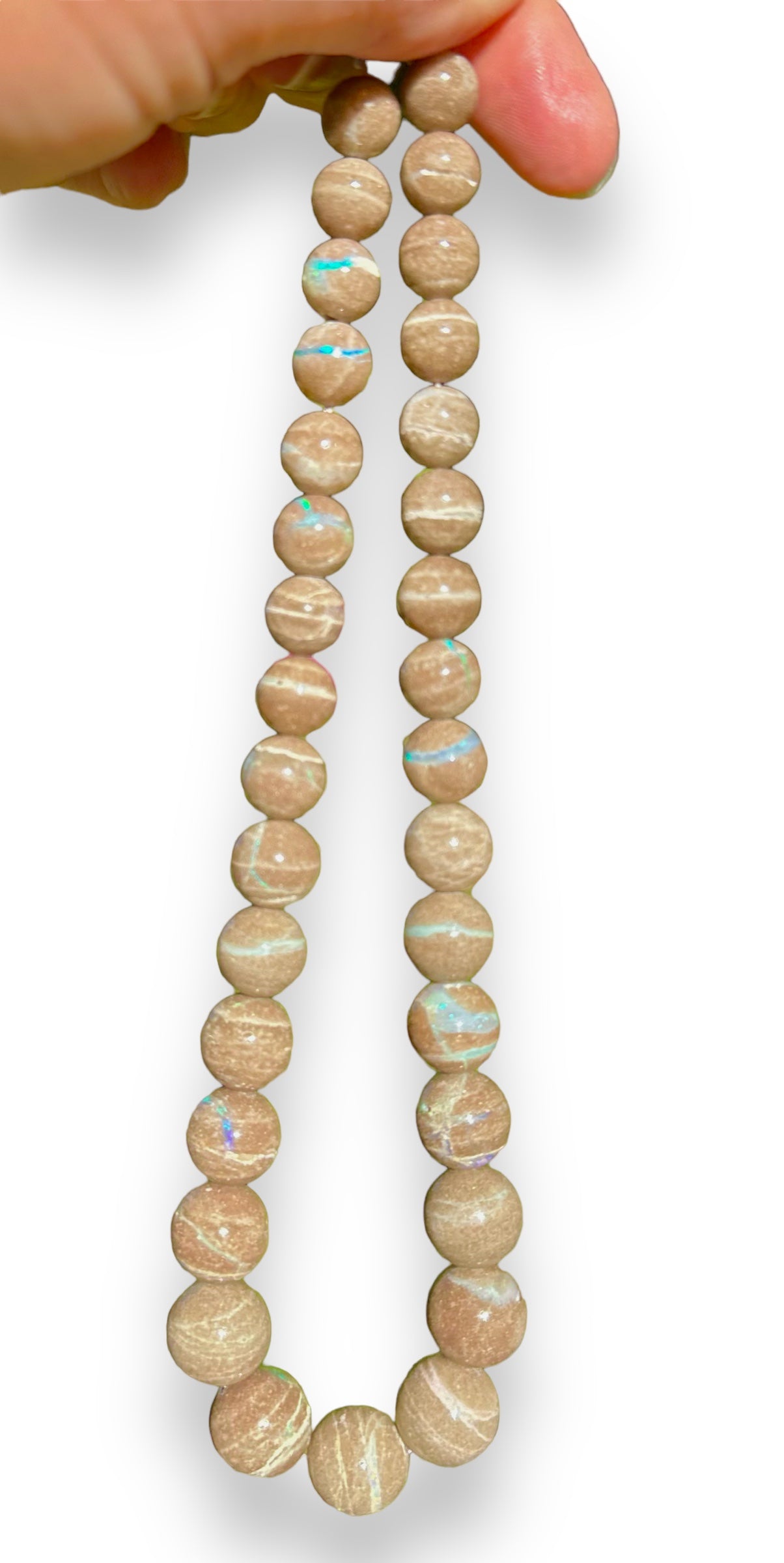Natural Australian Opal Large Beads 11 -15 mm 