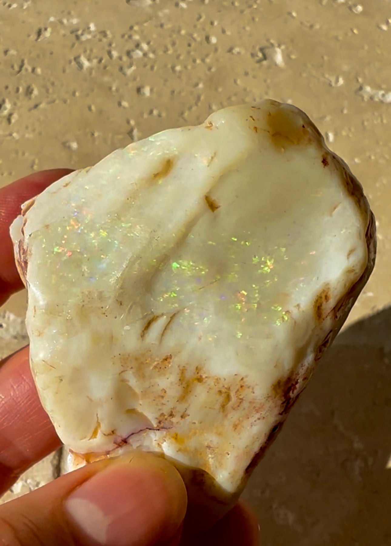 Coober Pedy rough opal uncut 3.07 troy ounces