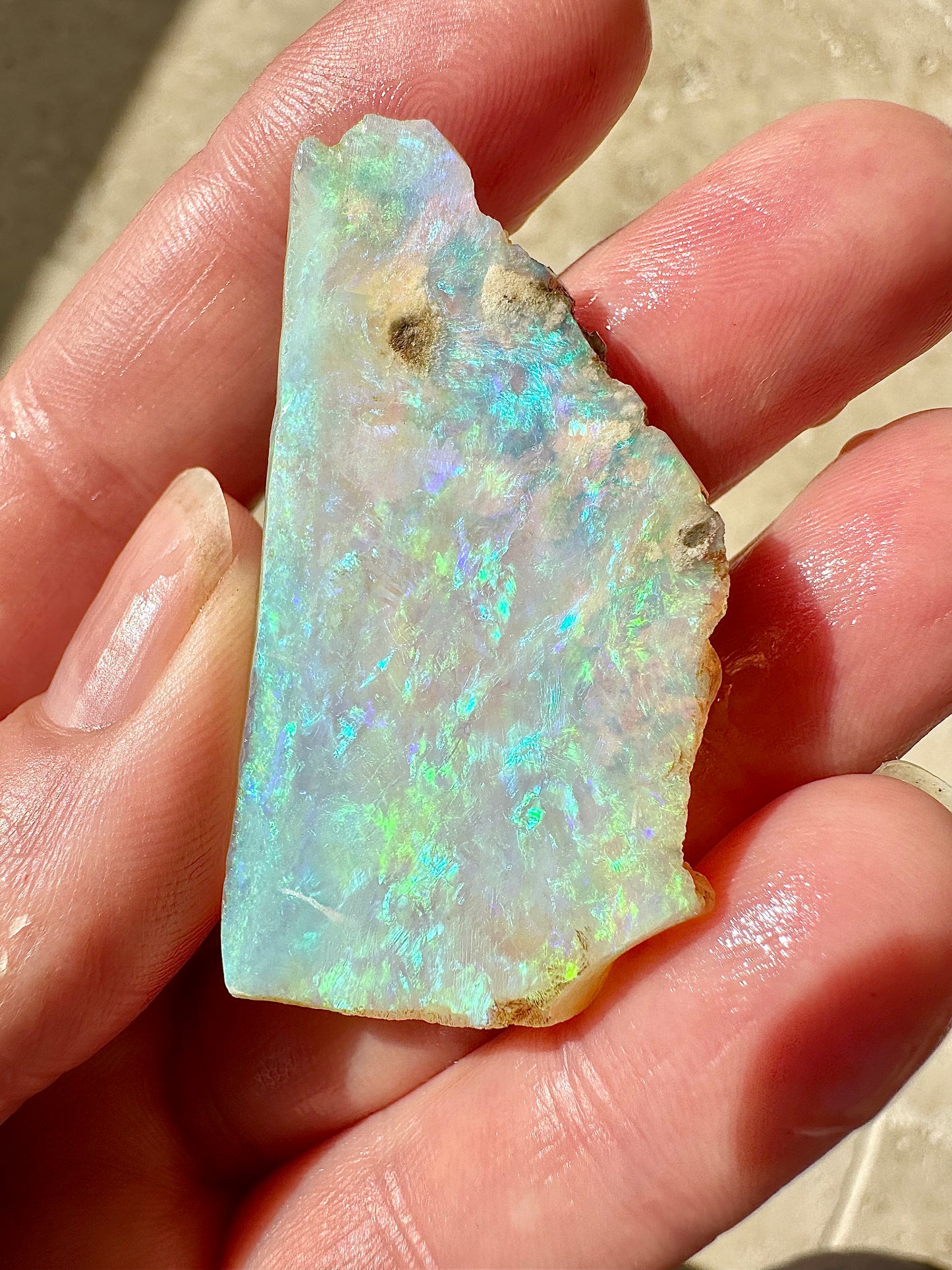 Genuine Australian Andamooka gem opal uncut