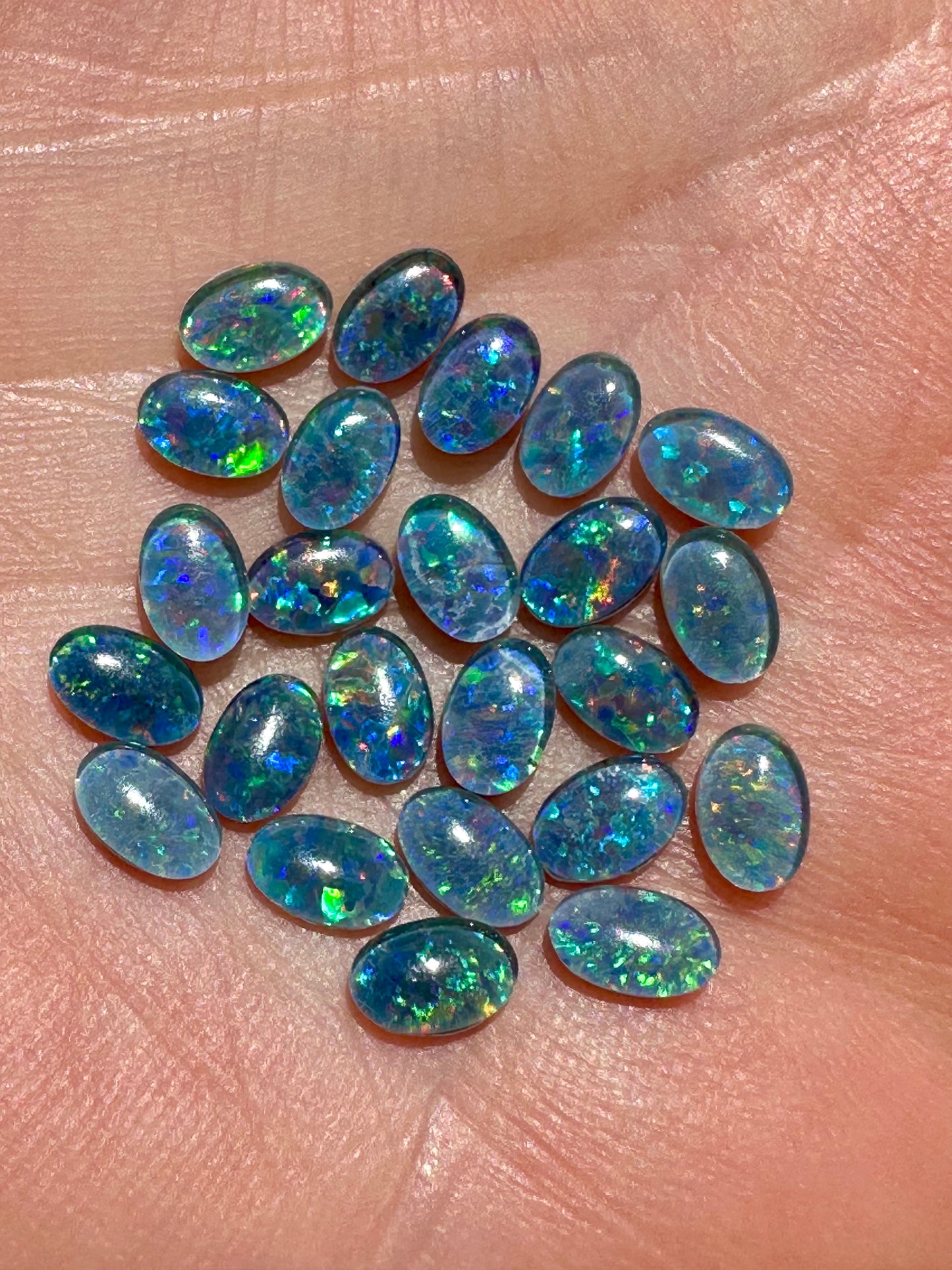 Australian Opal triplets 6x4mm