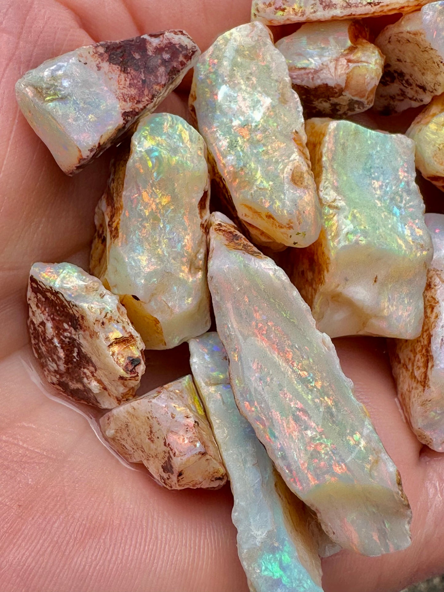 Australian Gem Rough Crystal Opal 