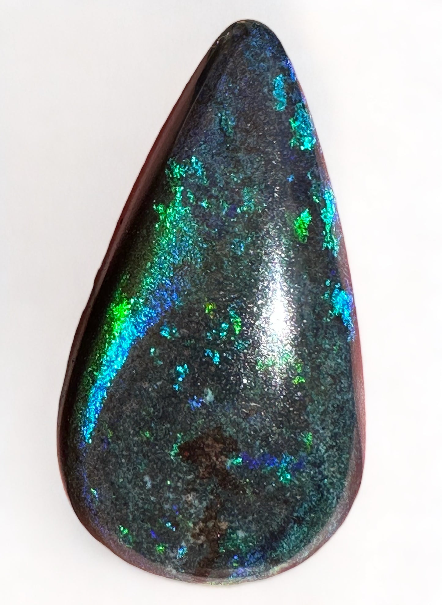 Pear shape Andamooka matrix opal 21.3 cts - Opal Essence Wholesalers 