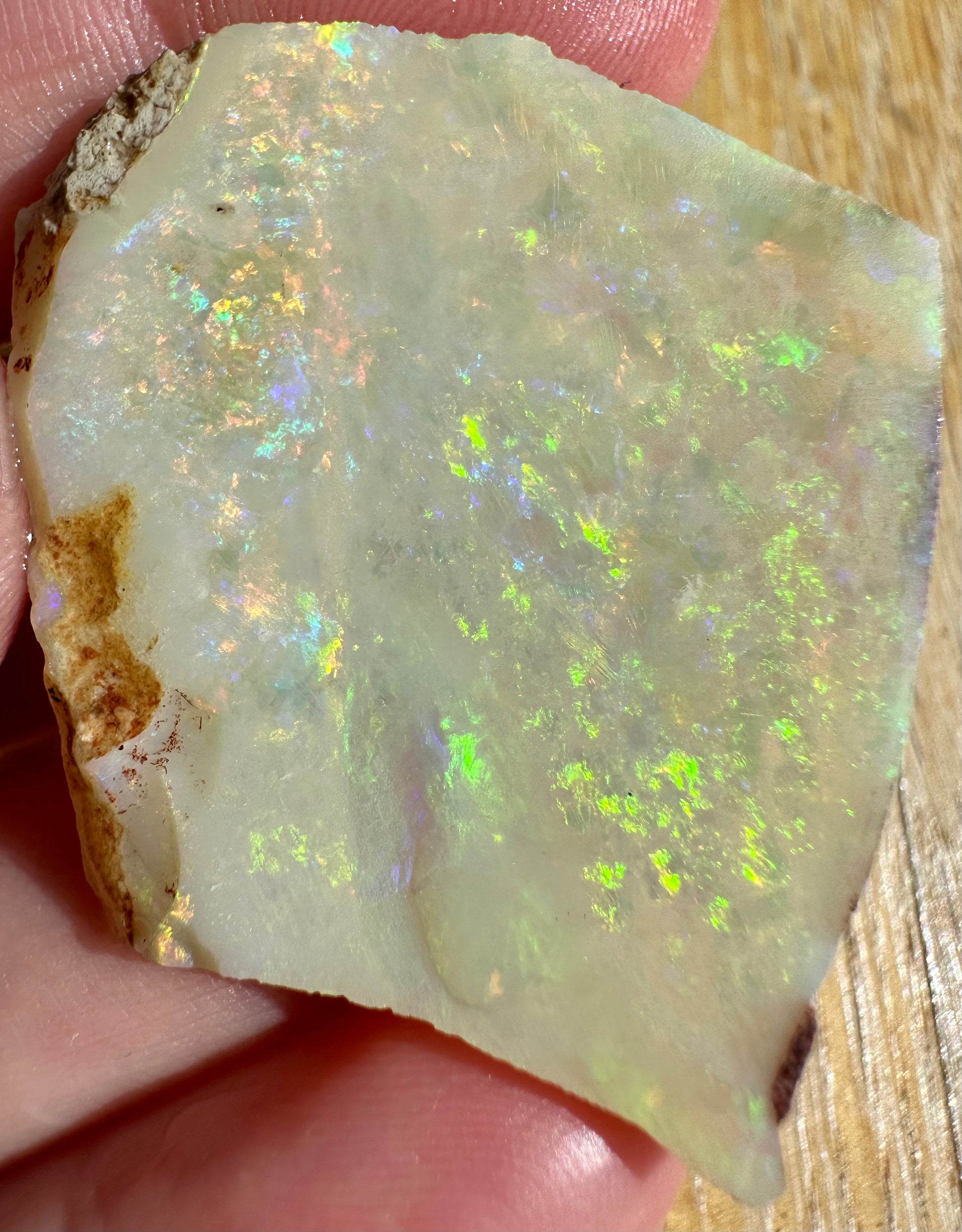 Double Sided Super Gem Opal Rough Uncut - Opal Essence Wholesalers 