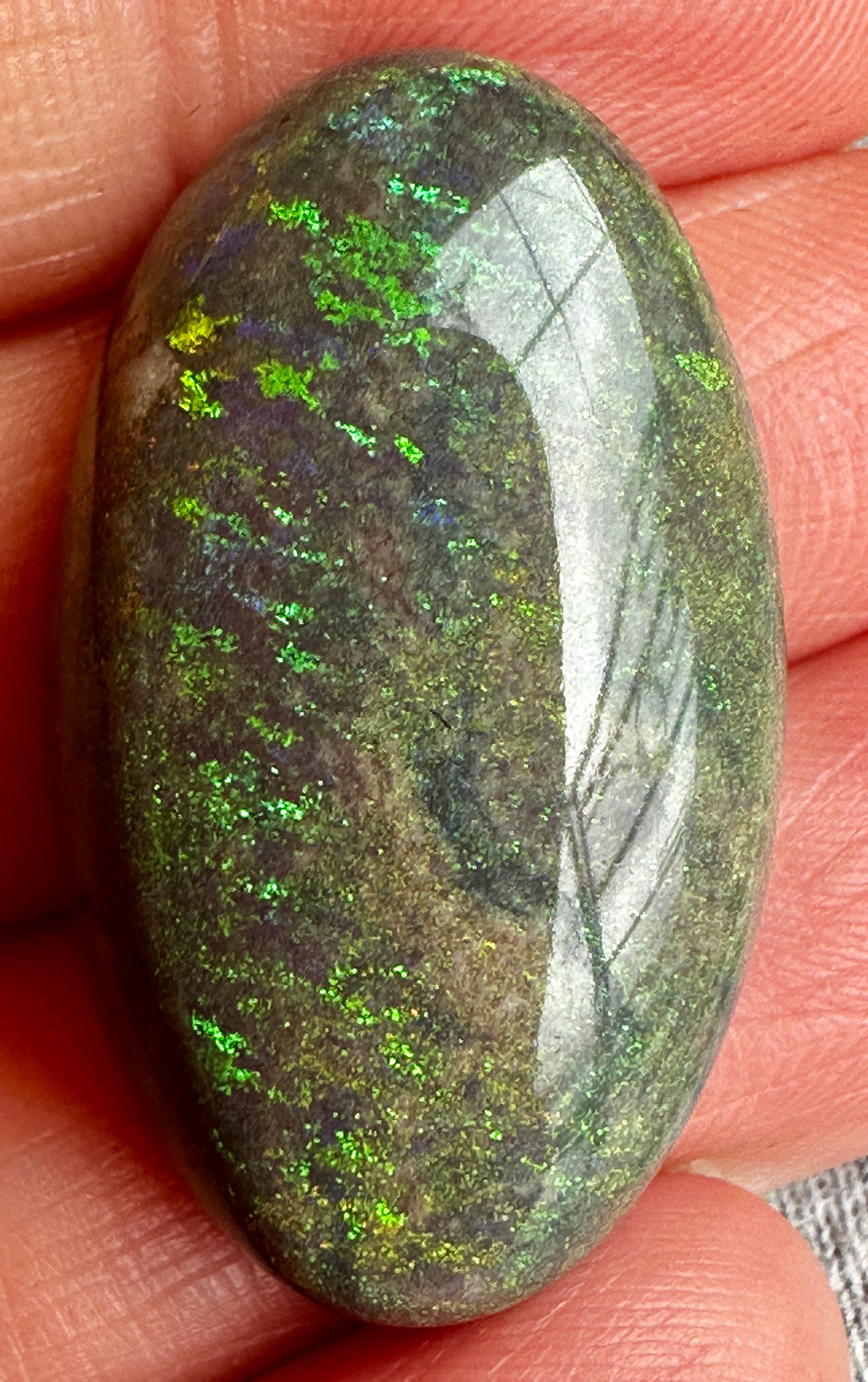 Australian Treated Andamooka Matrix multicolored Unset Pendant opal 31 cts