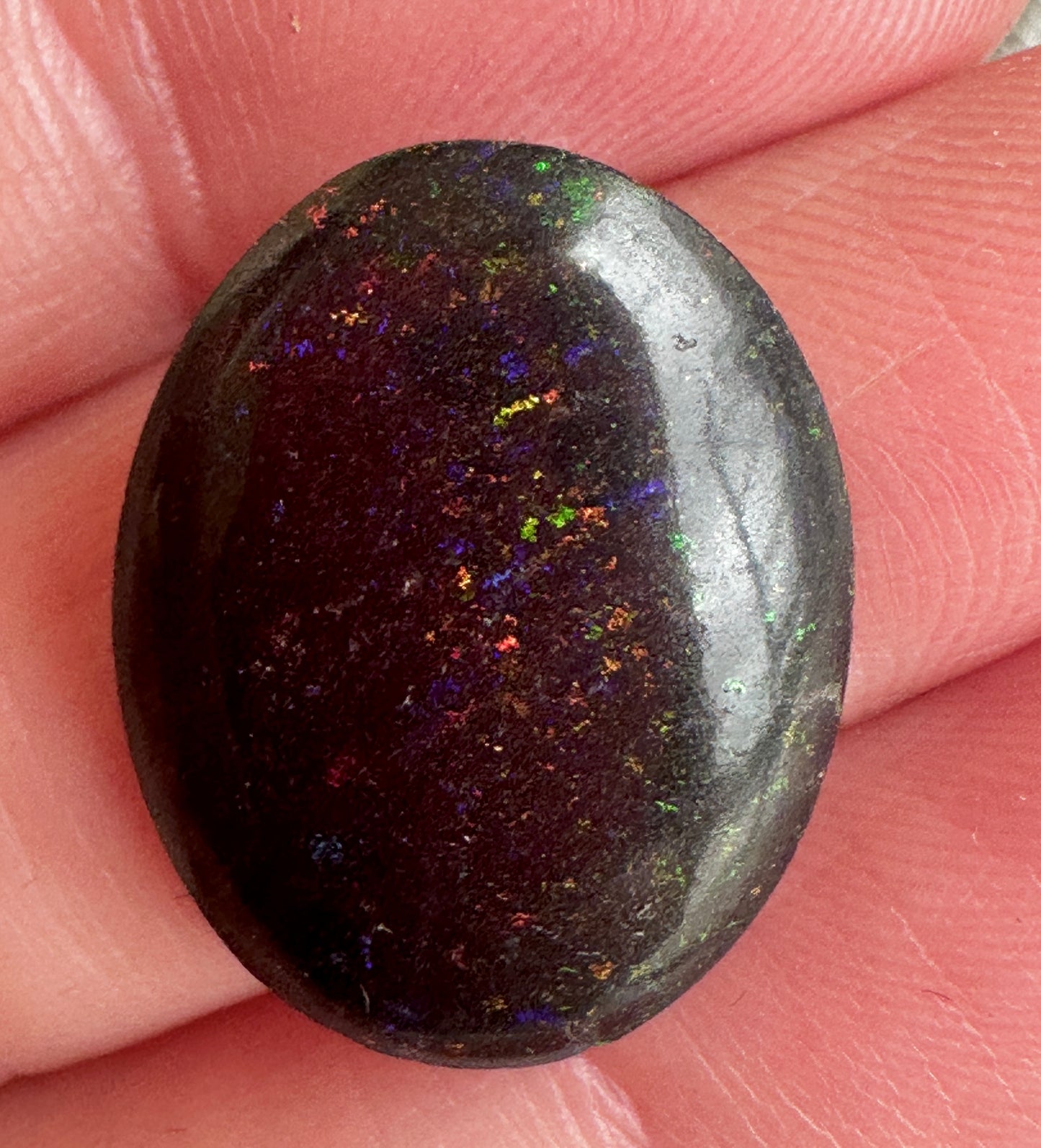 Opal Essence Australian Treated Andamooka Matrix multicolored Unset Pendant opal 