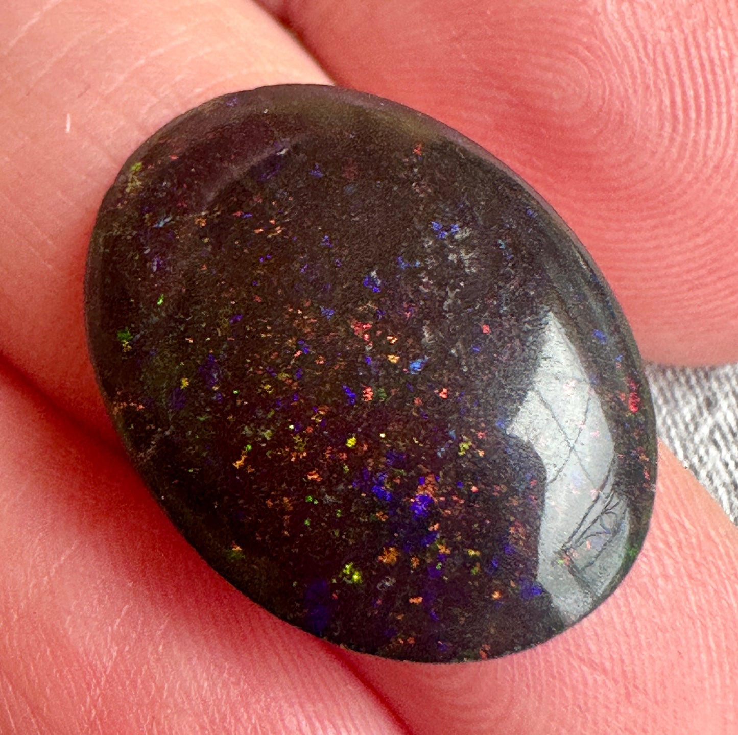 Opal Essence Australian Treated Andamooka Matrix multicolored Unset Pendant opal 