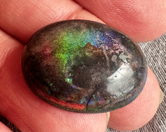 Opal Essence Australian Treated Andamooka Matrix multicolored Unset Pendant opal 