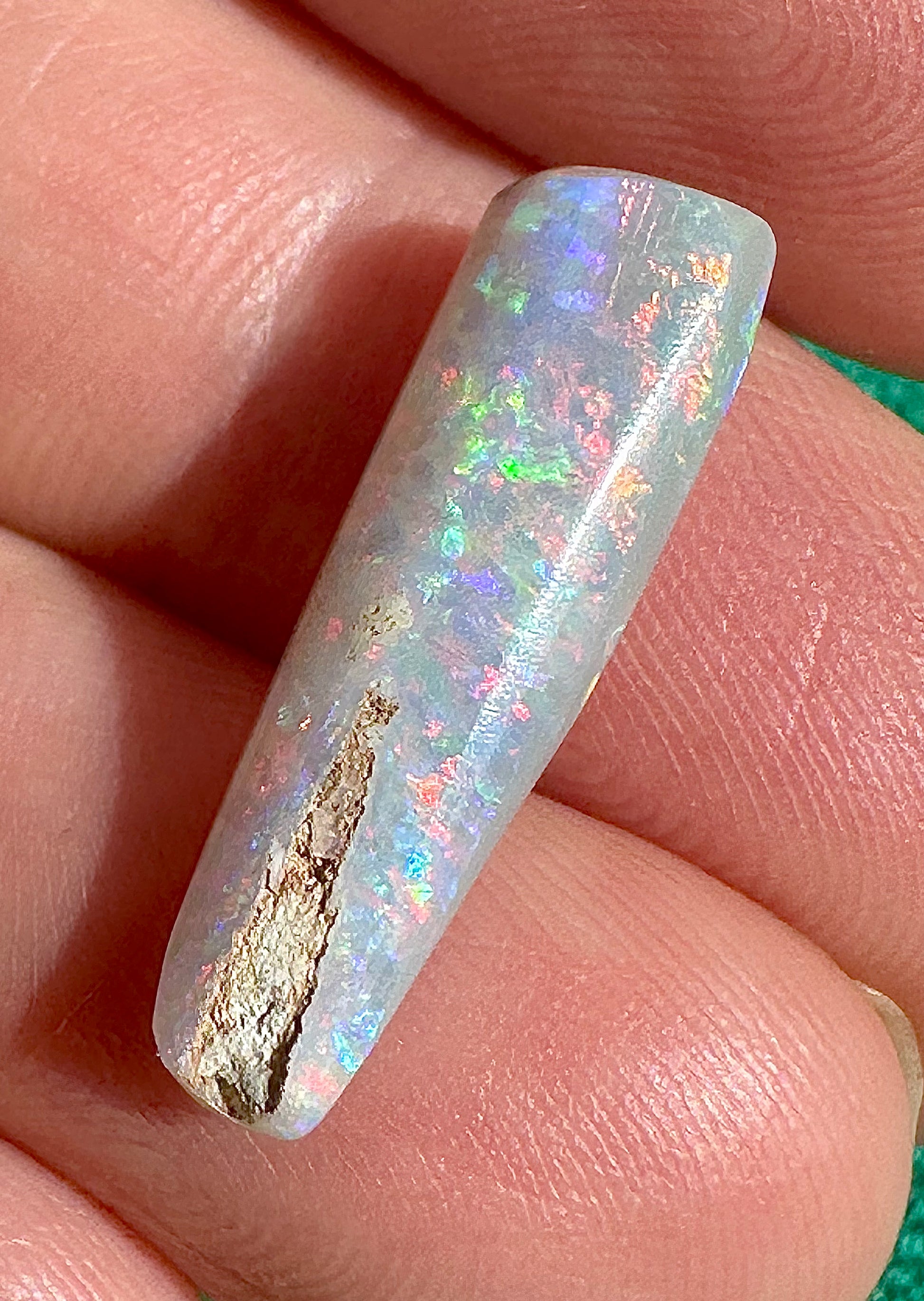 Quality Australian polished Opal Belemnite