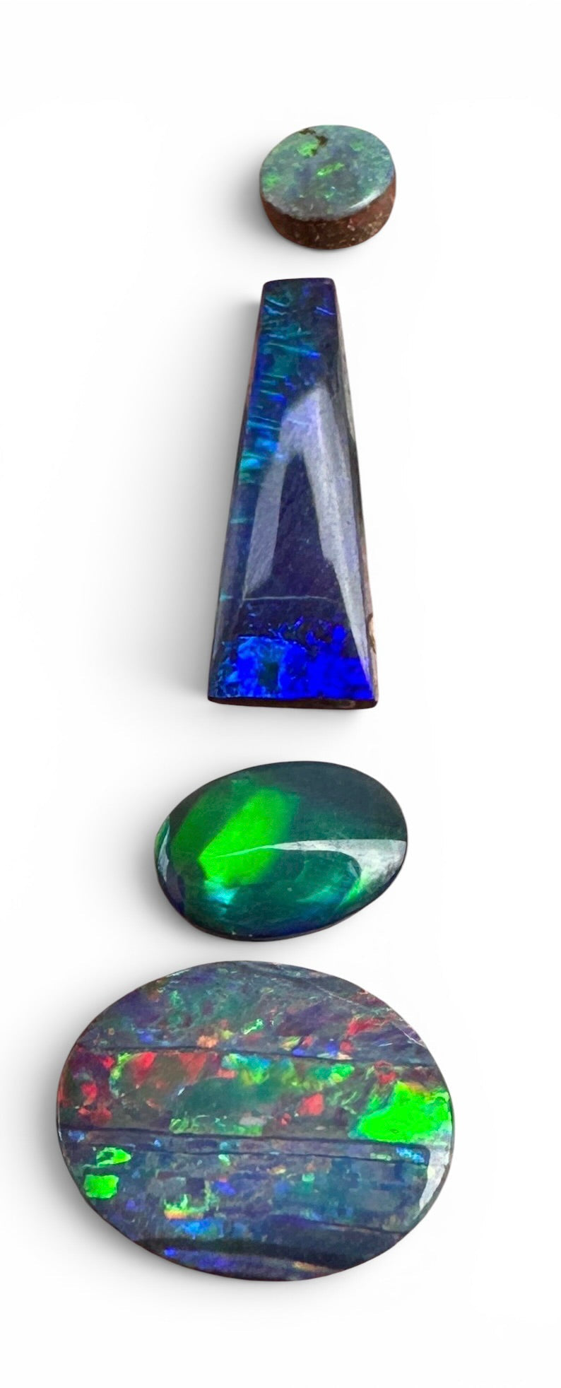 Opal Essence Opal Doublets Blue Green Matching sets 