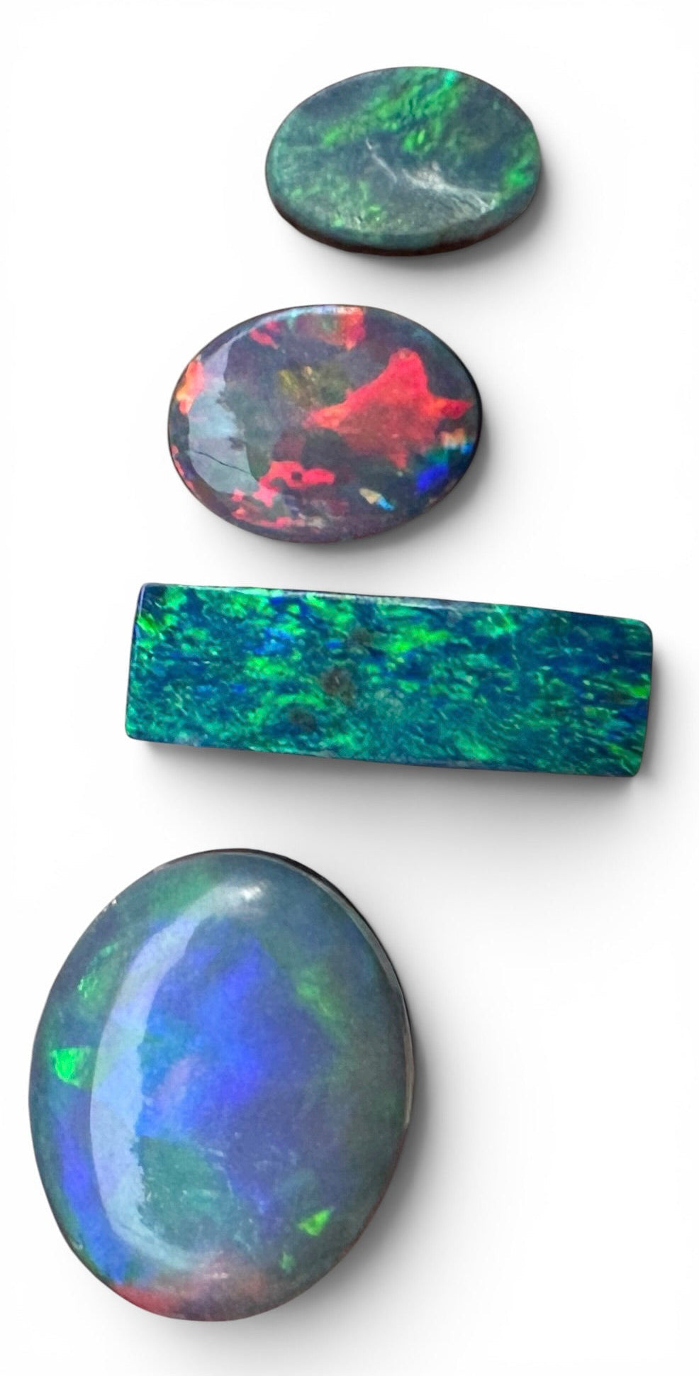 Opal Essence Opal Doublets Blue Green Matching sets 