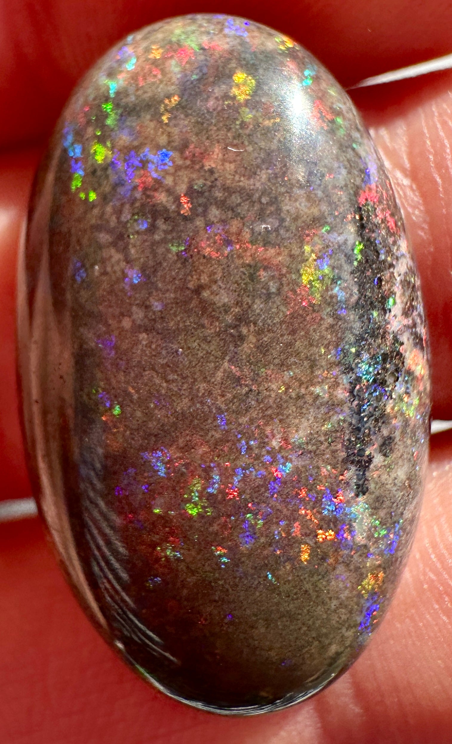 Opal Essence Treated Andamooka Opal Multicolour Pendant stone 