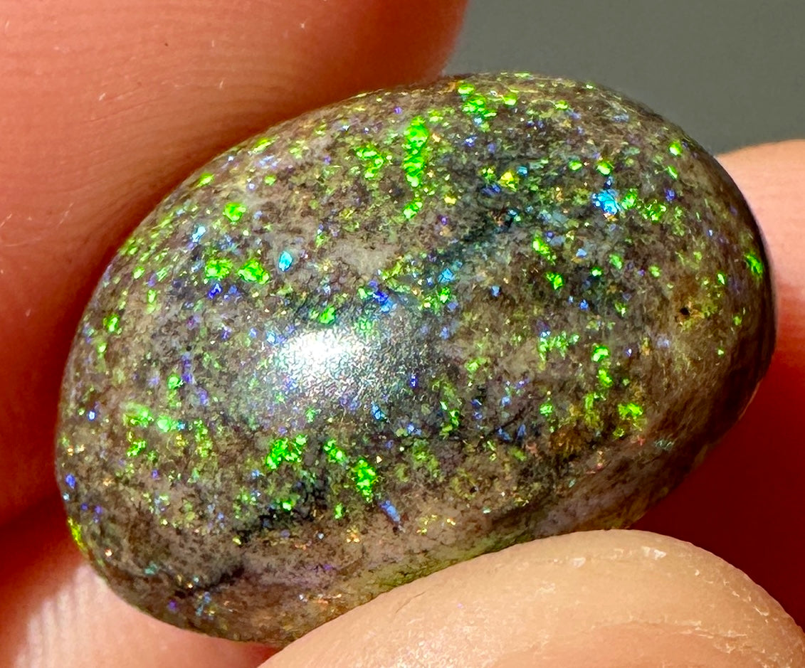 Opal Essence Treated Andamooka Opal Multicolour Pendant stone 