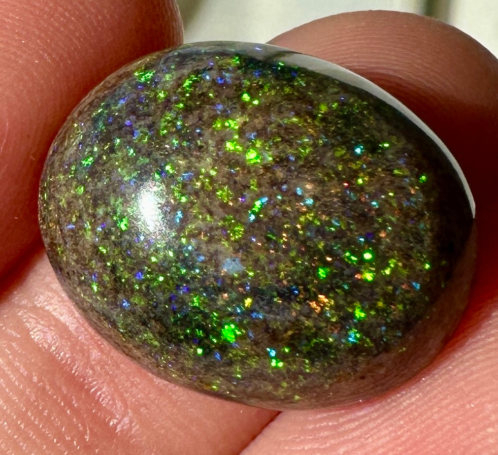 Opal Essence Treated Andamooka Opal Multicolour Pendant stone 
