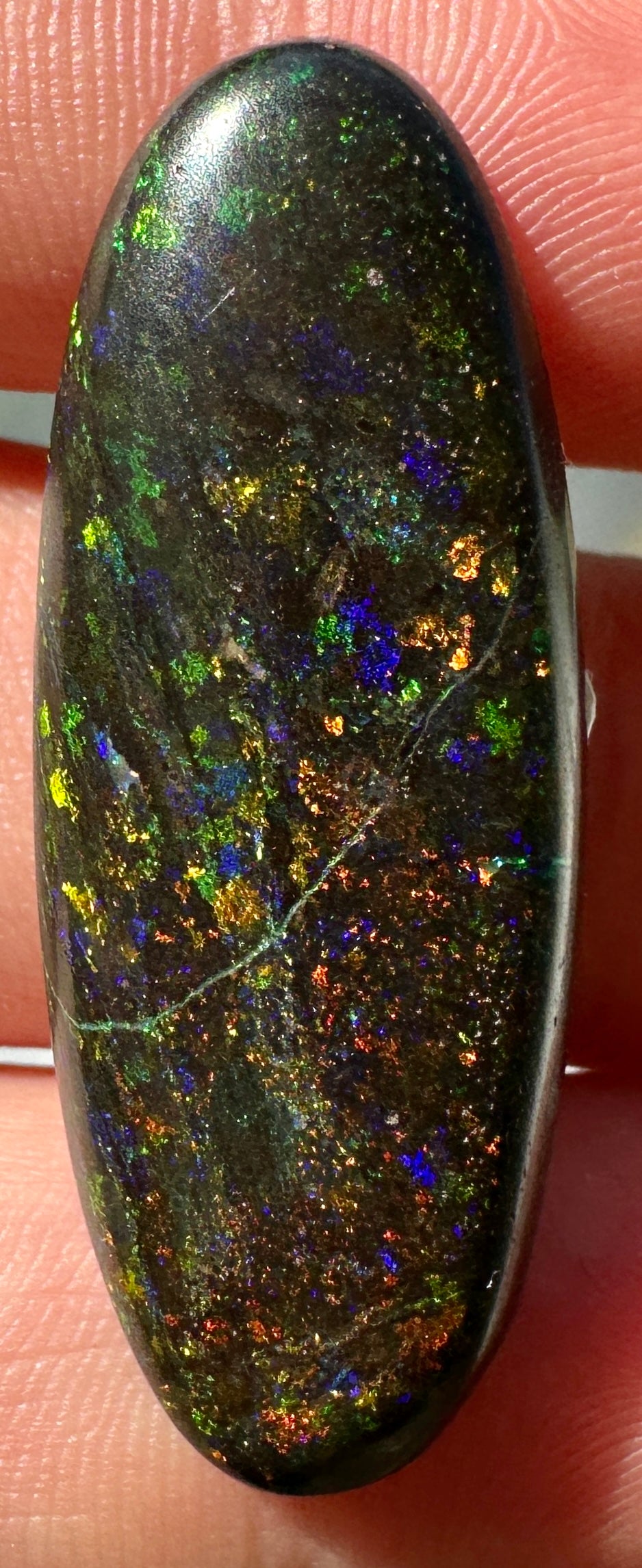 Opal Essence Treated Andamooka Opal Multicolour Pendant stone 