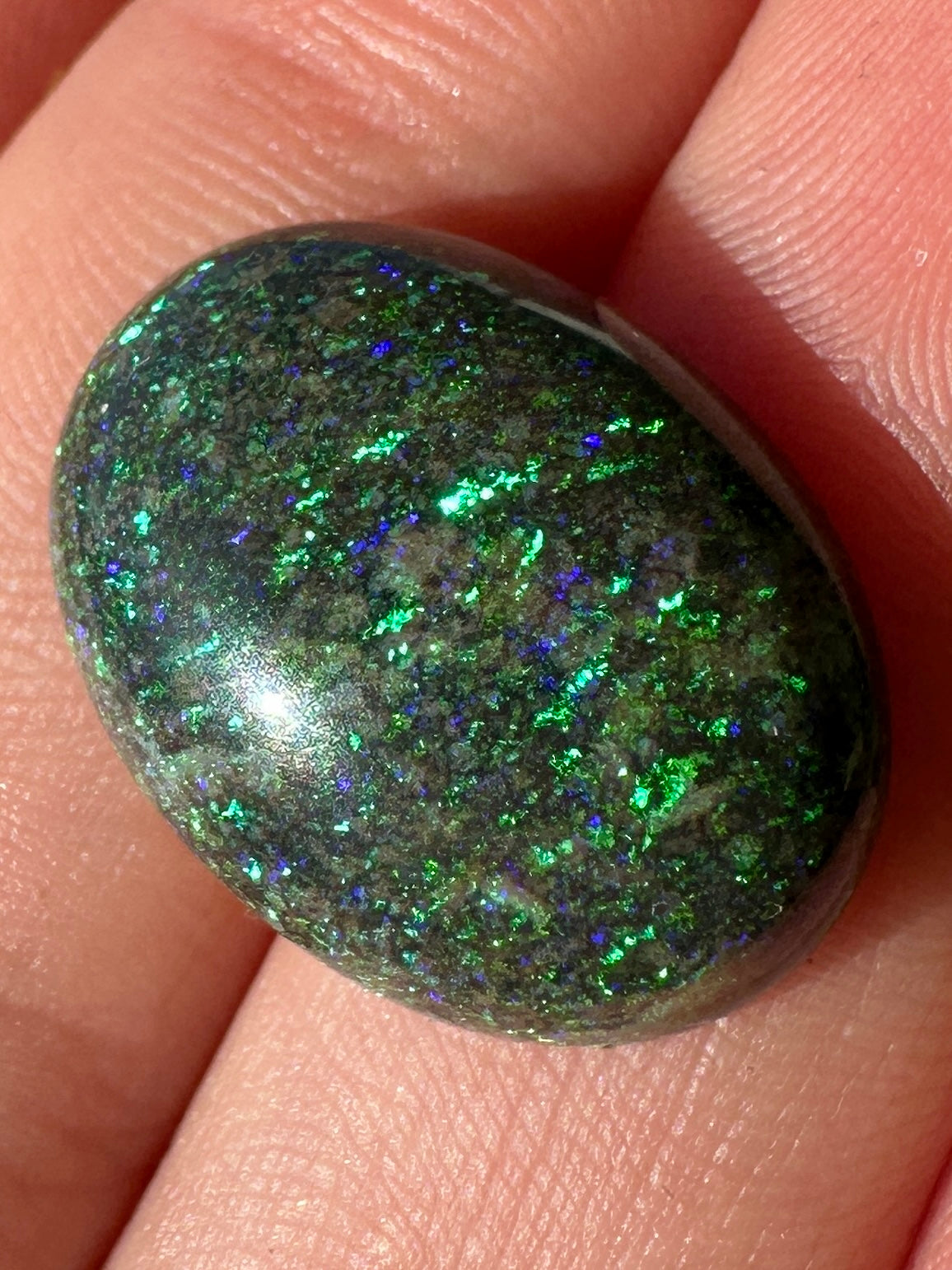 Opal Essence Treated Andamooka Opal Multicolour Pendant stone 