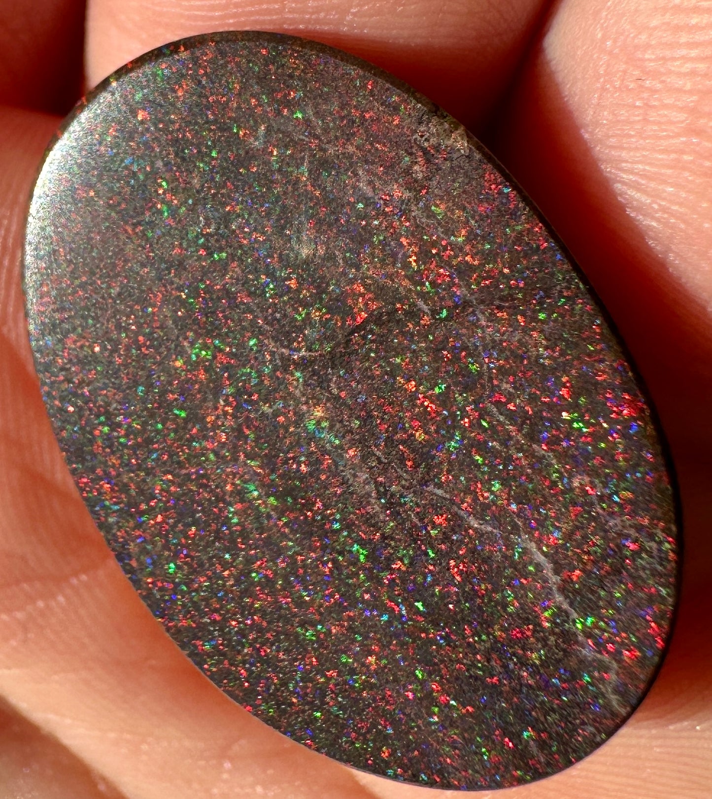 Opal Essence Treated Andamooka Opal Multicolour Pendant stone 