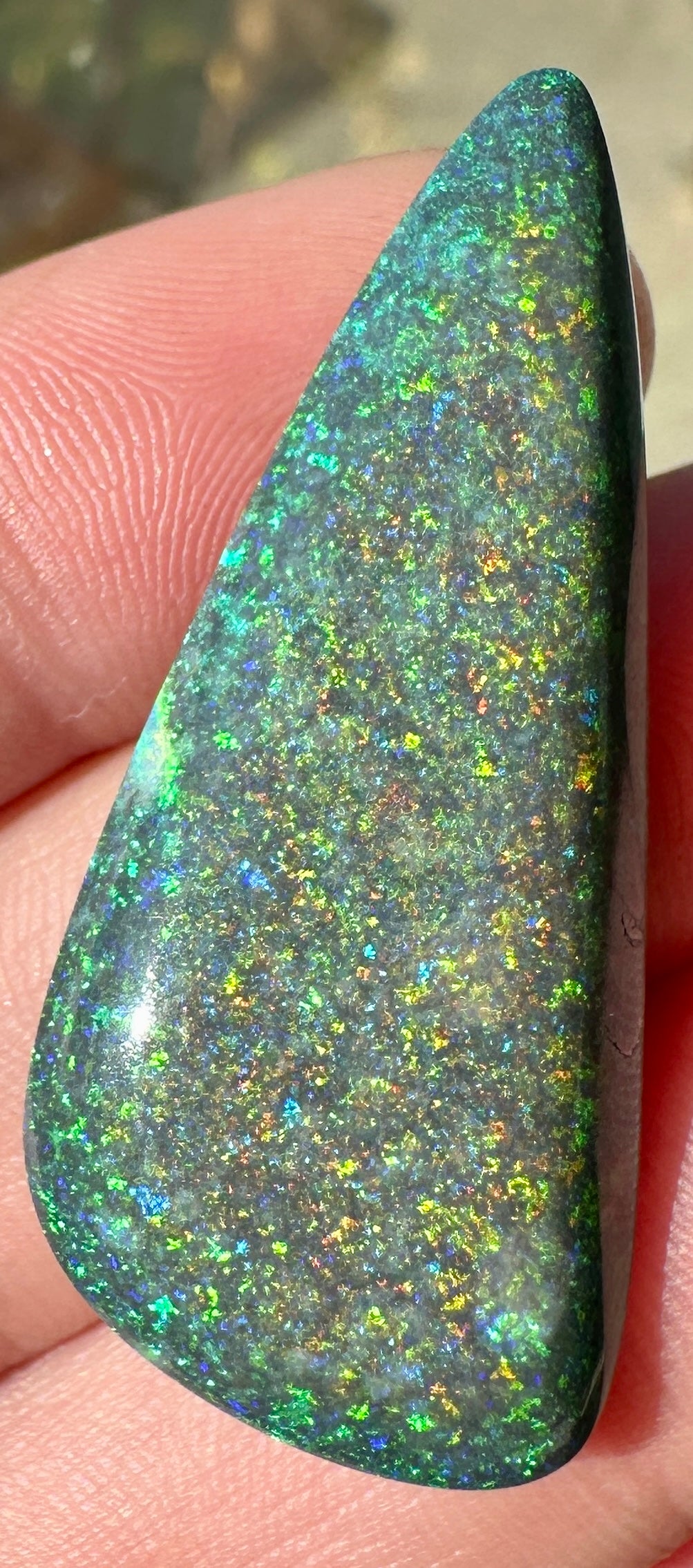 Opal Essence Treated Andamooka Opal Multicolour Pendant stone 