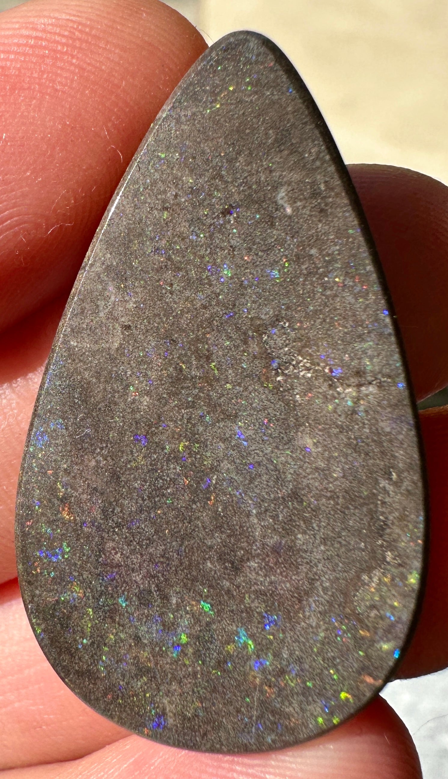 Opal Essence Treated Andamooka Opal Multicolour Pendant stone 