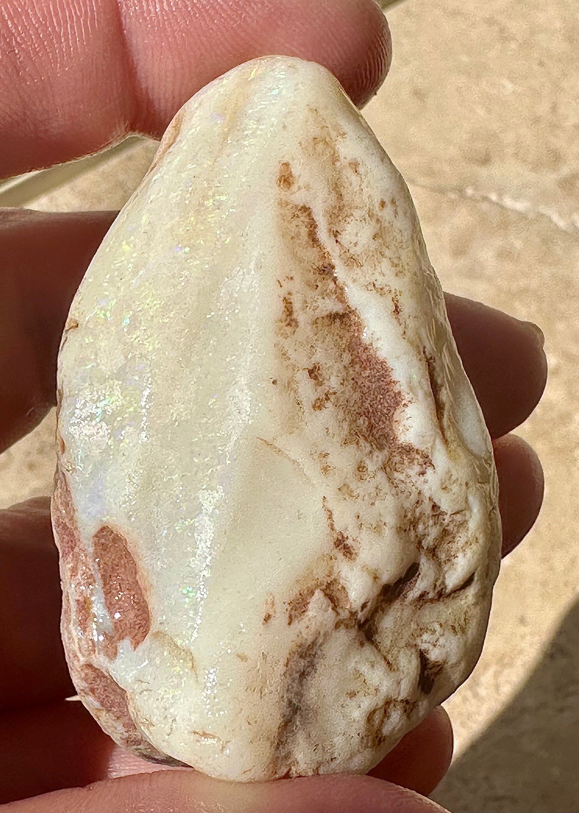 Large Coober Pedy opal uncut opal