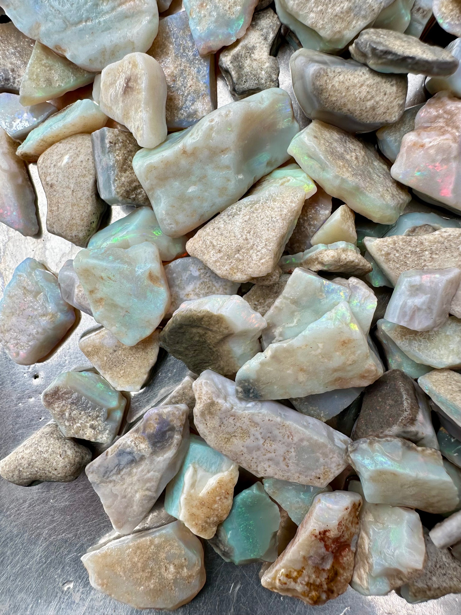 Australian rough uncut opal parcel