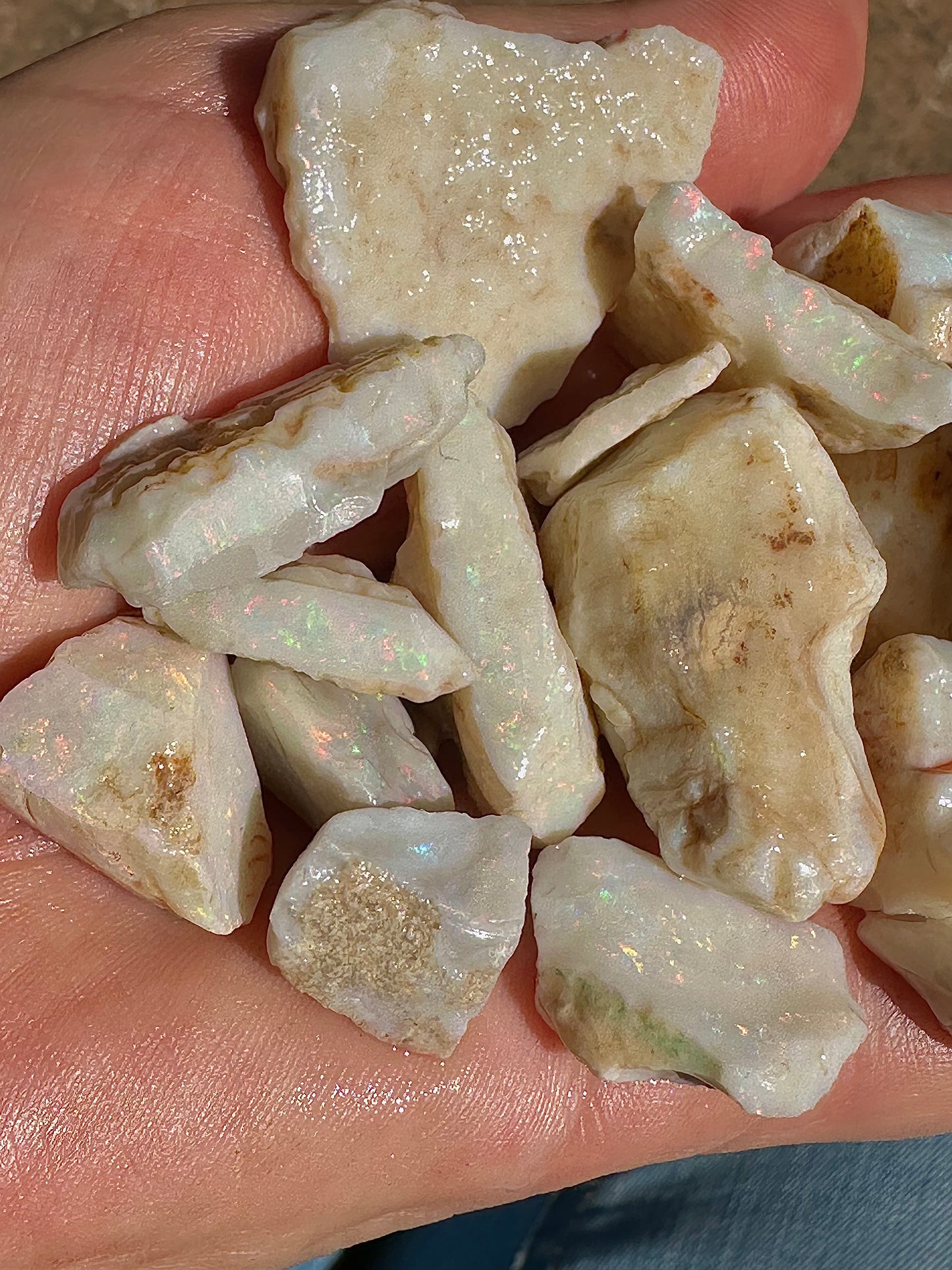 Mixed rough opal Coober Pedy and Mintabie - Opal Essence Wholesalers 